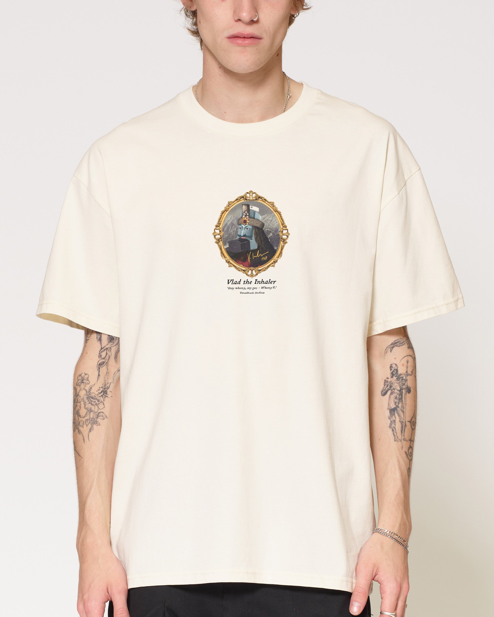 Vlad the Inhaler Natural T-Shirt