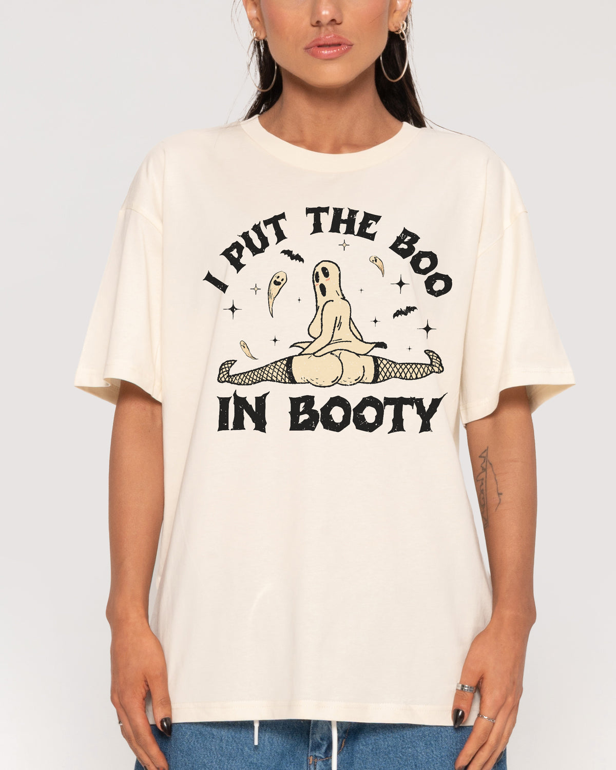Boo in Booty Natural T-Shirt