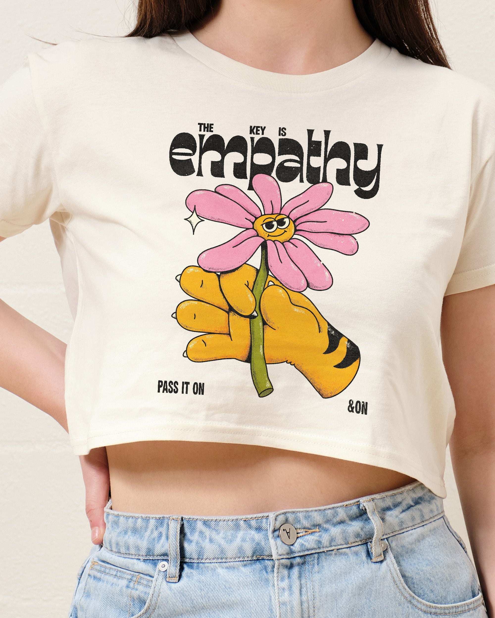 Empathy Crop Tee Australia Online Natural