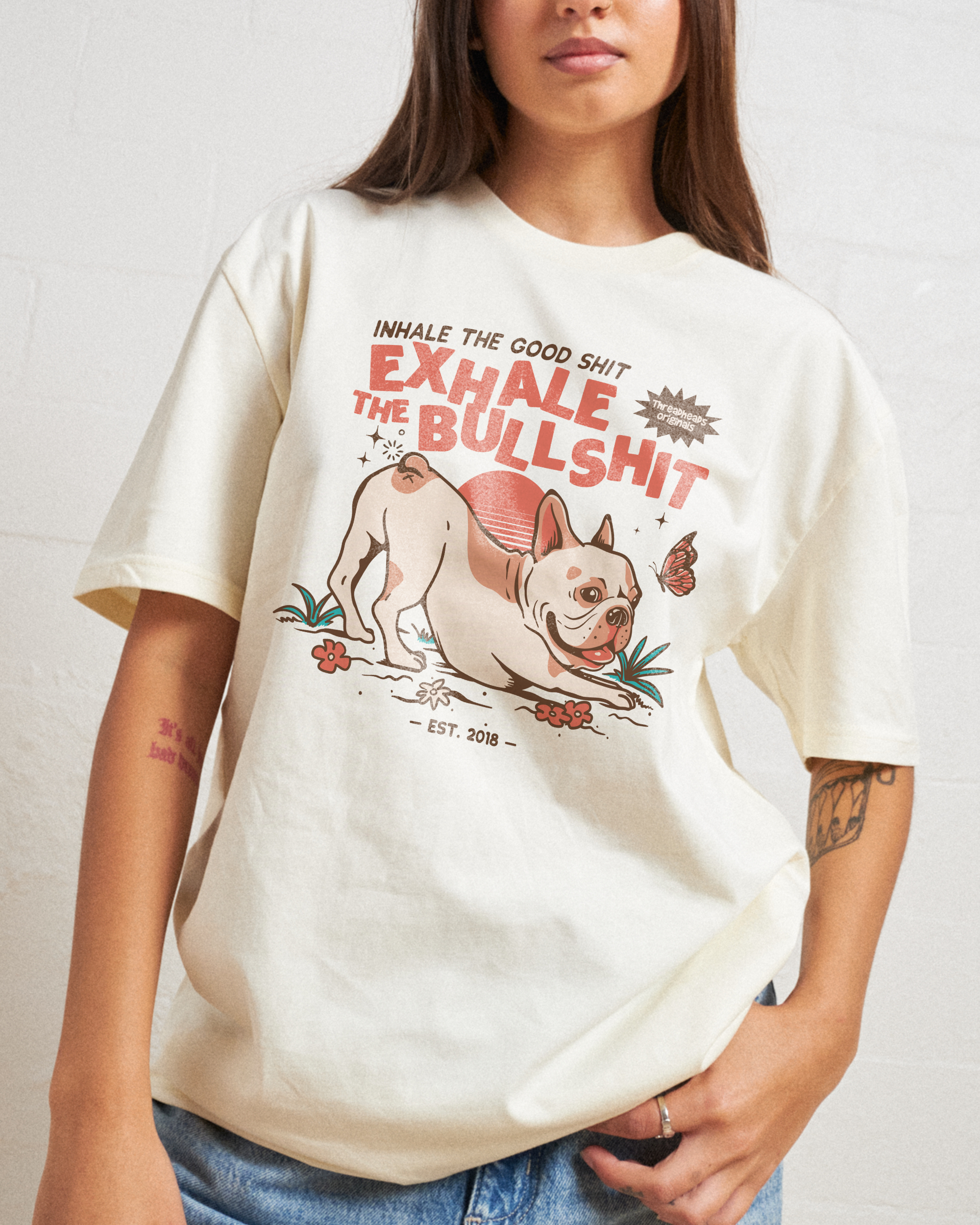 Exhale The Bullshit T-Shirt Australia Online