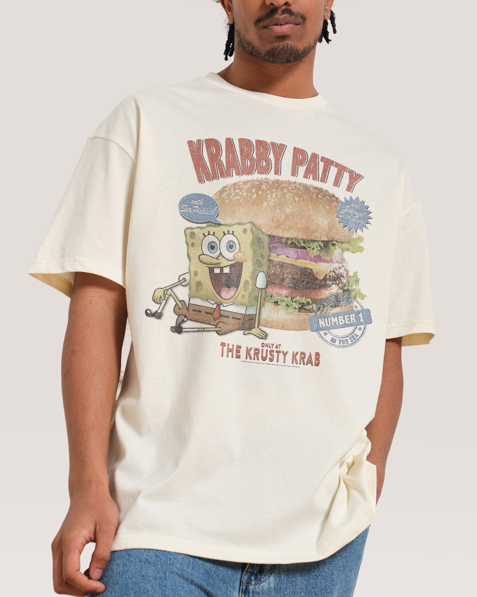 The Krabby Patty Natural T-Shirt