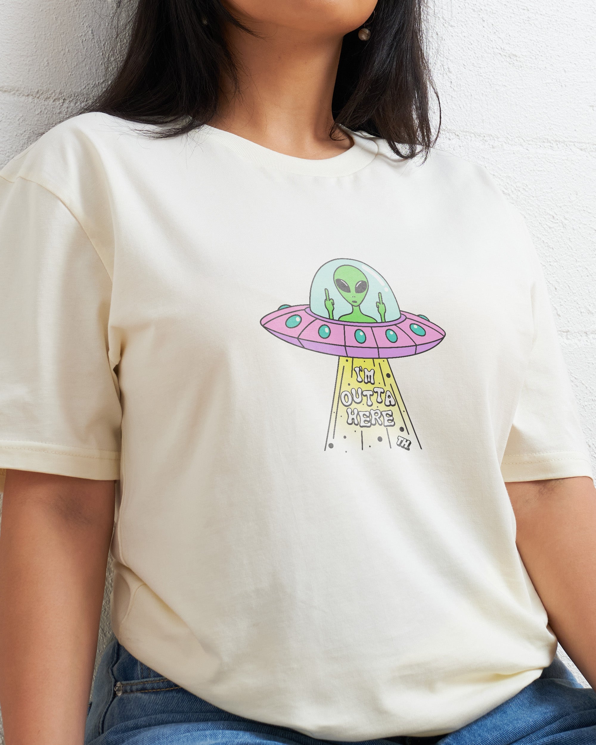 I'm Outta Here T-Shirt Australia Online Natural