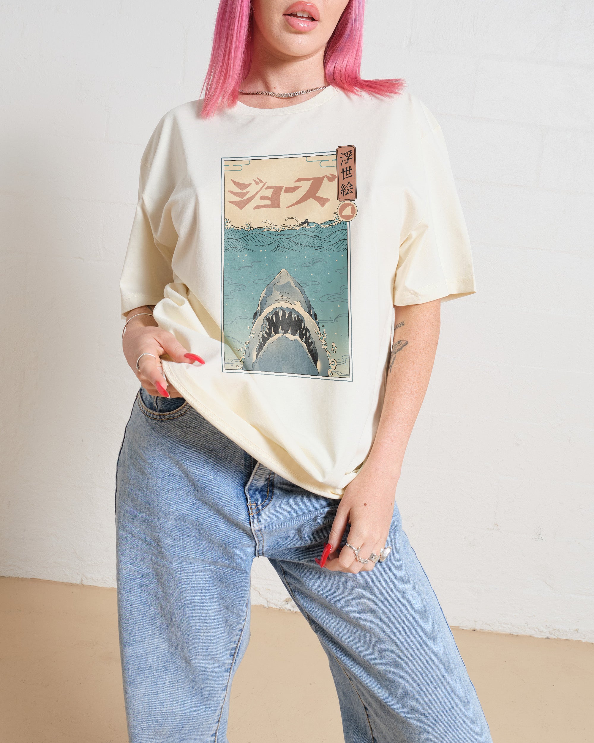 Shark Ukiyo-e T-Shirt Australia Online