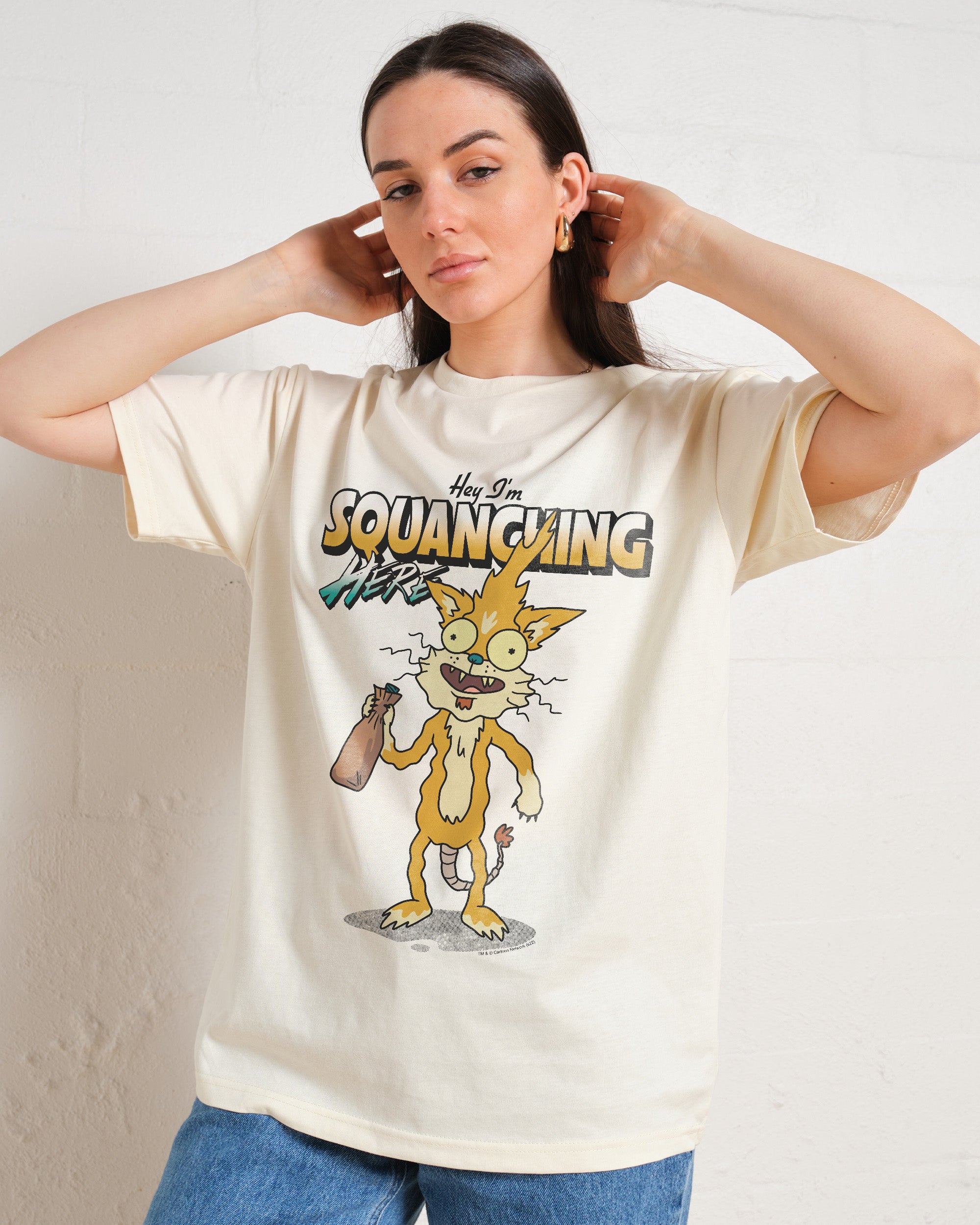 Hey I'm Squanching Here T-Shirt Australia Online