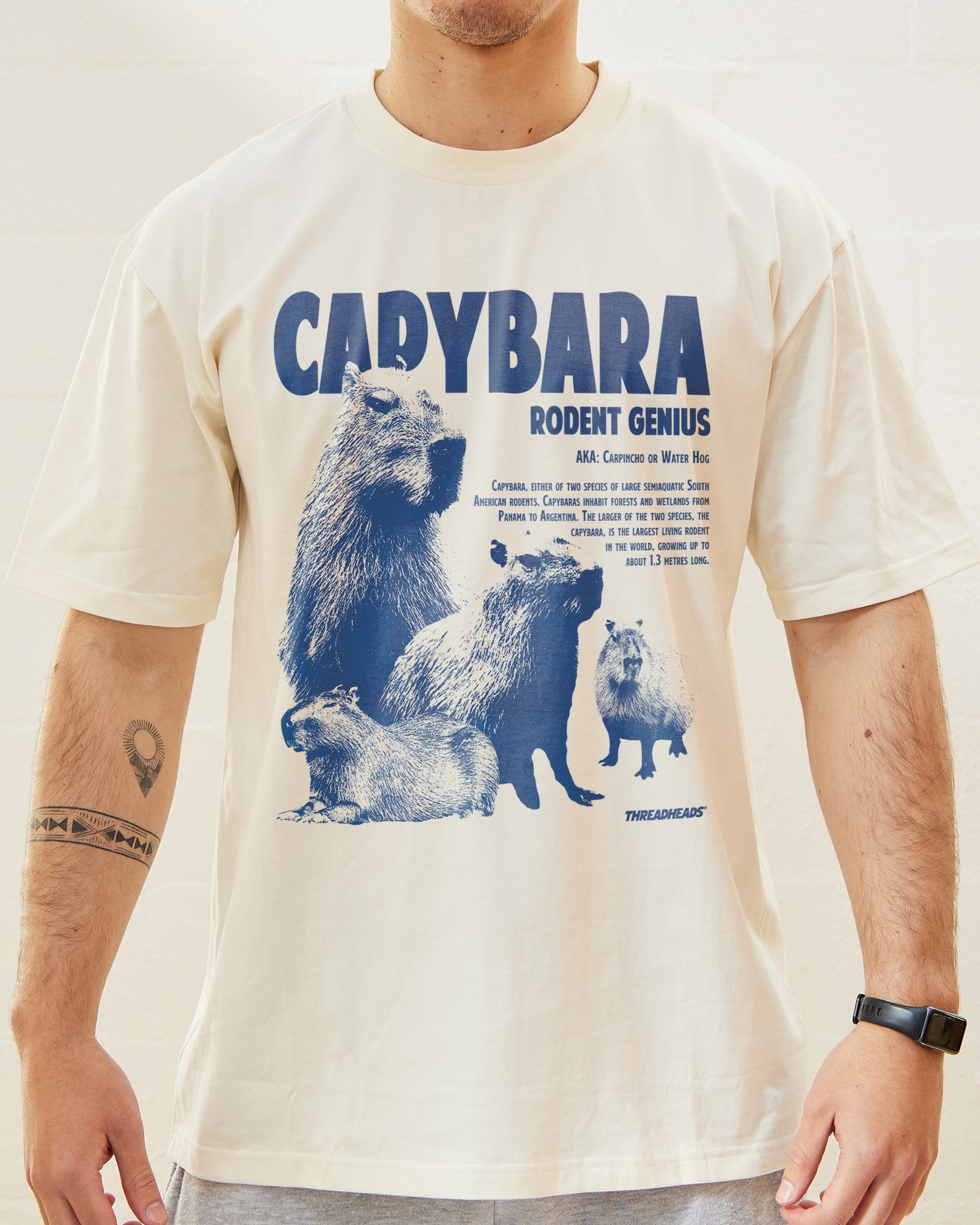 Capybara Rodent Genius T-Shirt Australia Online