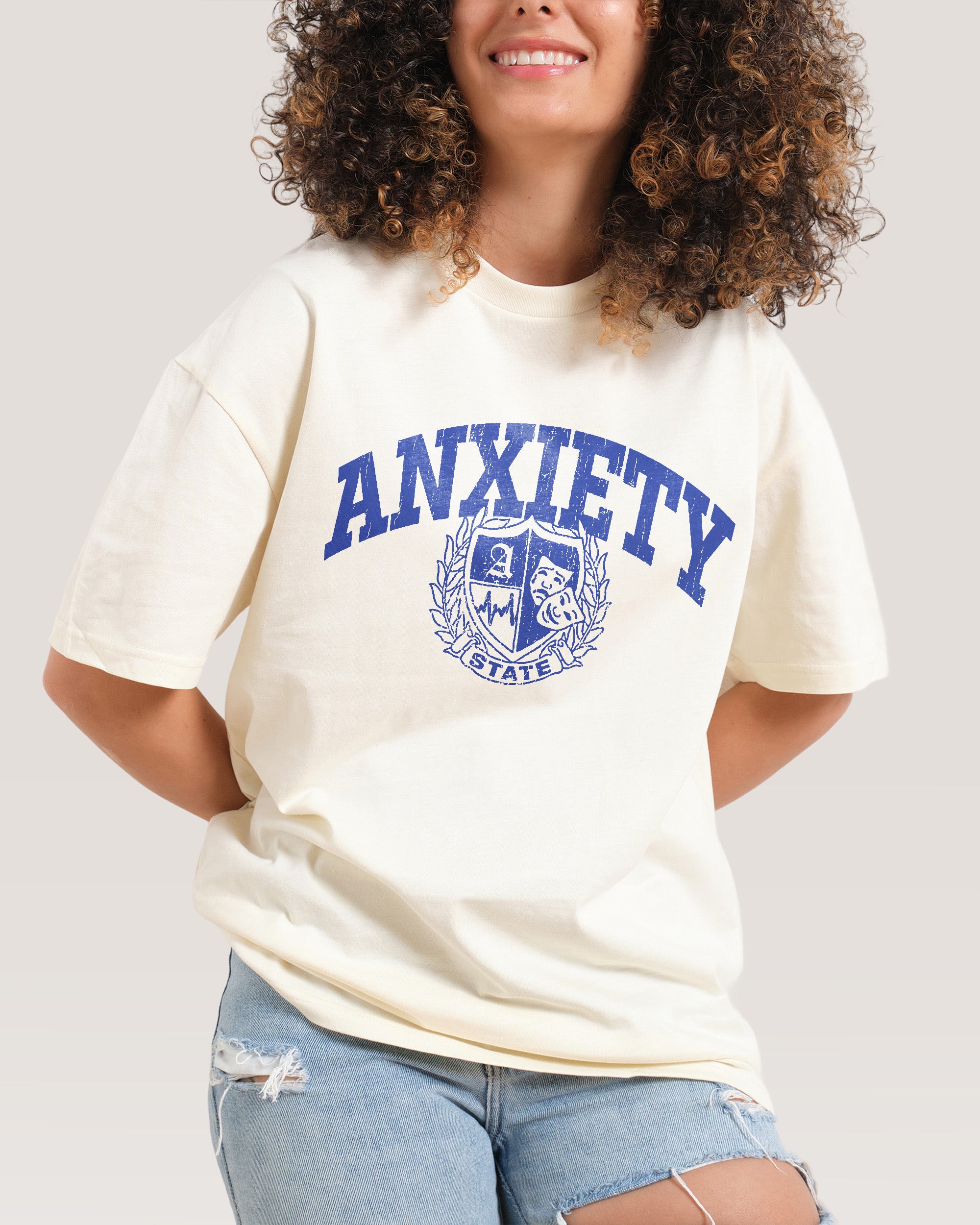Anxiety State Natural T-Shirt