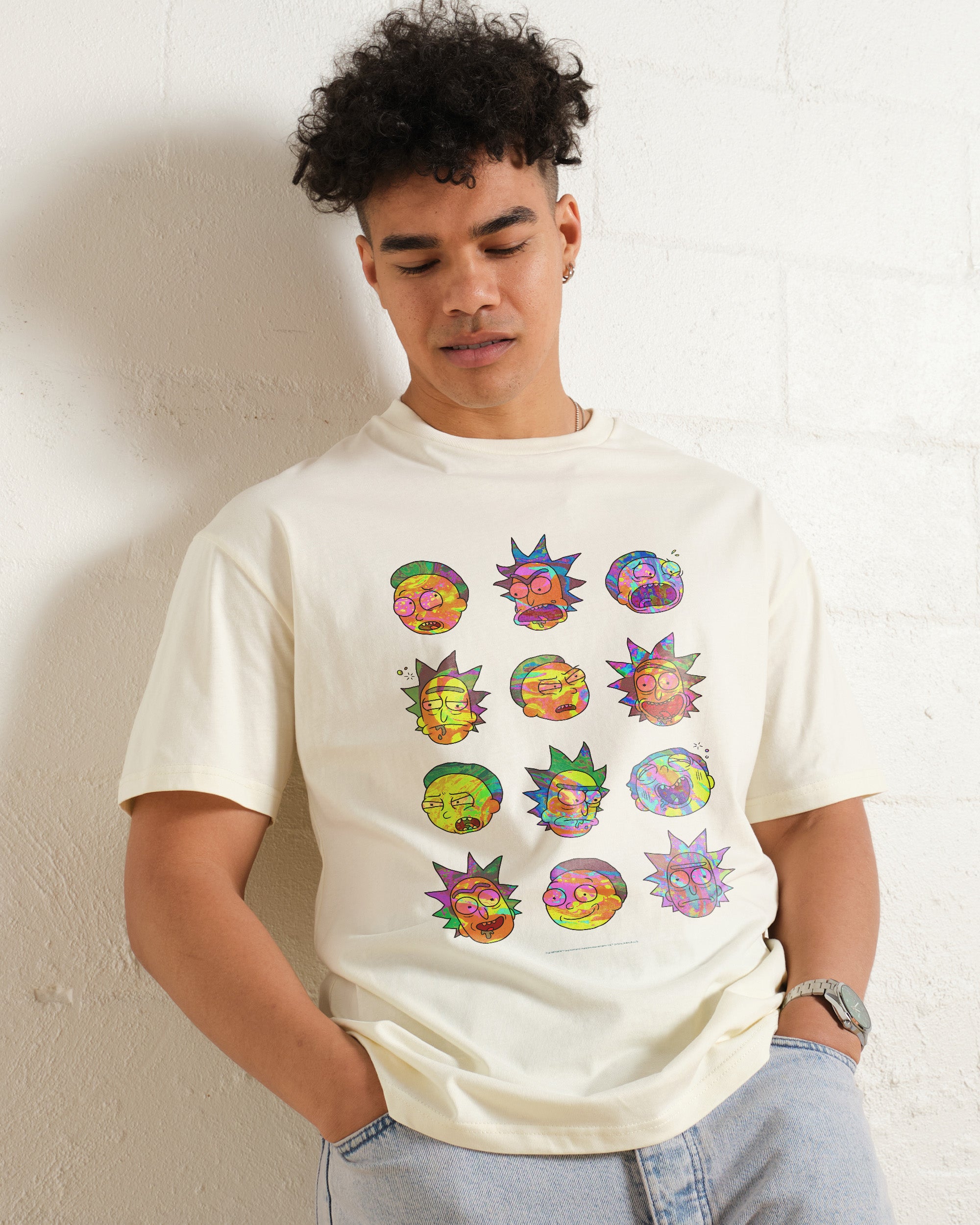 Rick and Morty Many Faces T-Shirt Australia Online