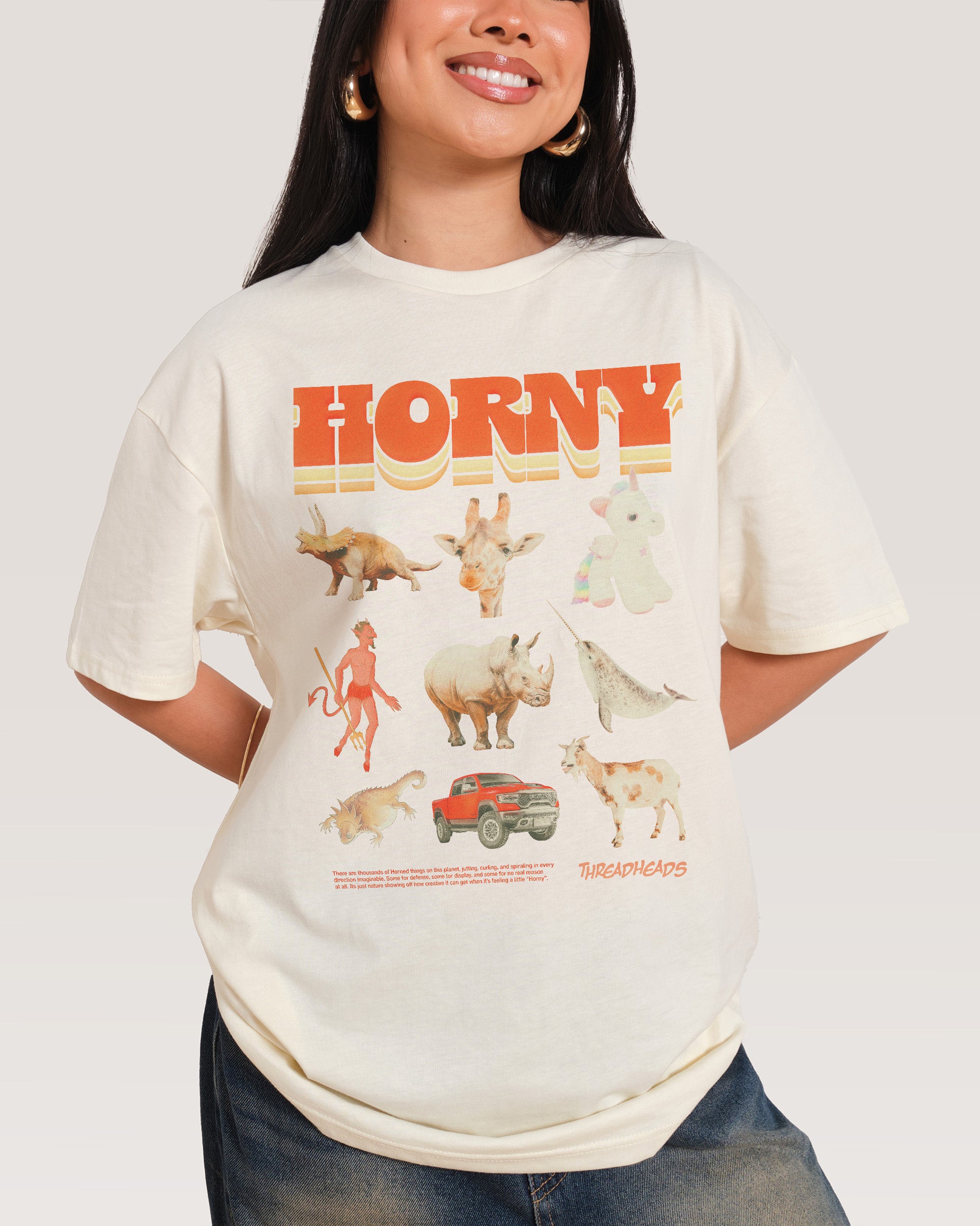 Horny Things Natural T-Shirt