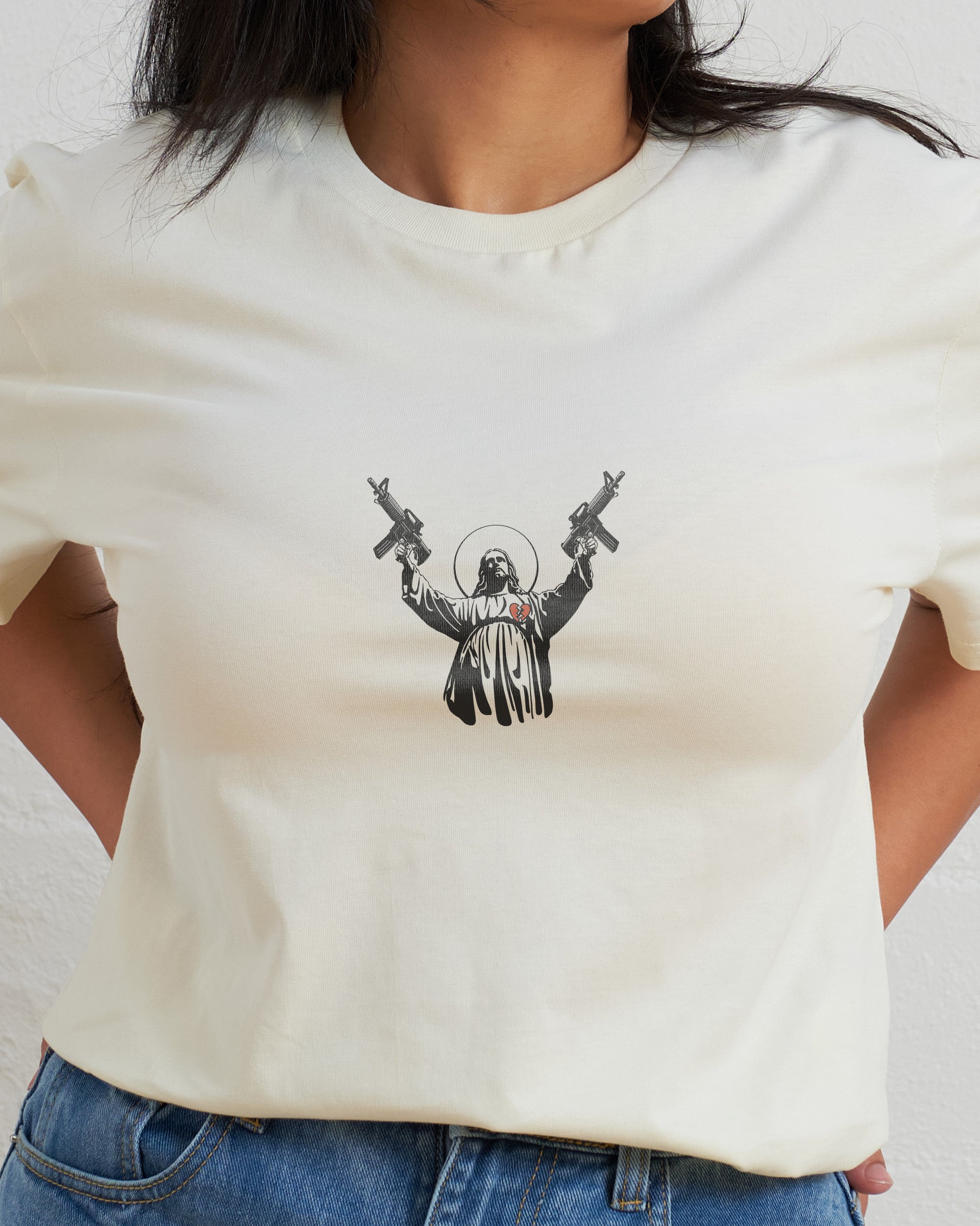 Machine Gun Christ T-Shirt Australia Online
