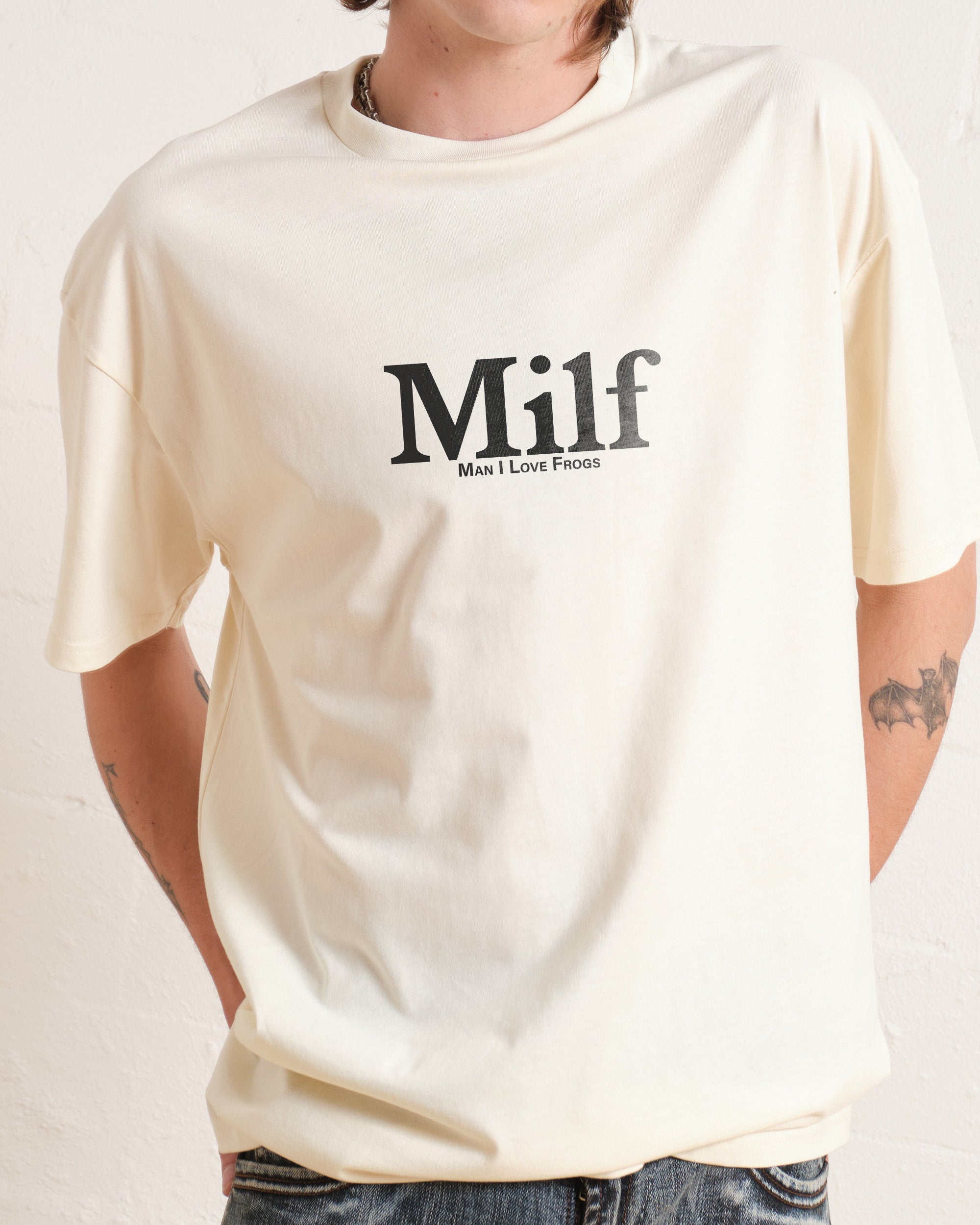 Man I Love Frogs Front and Back T-Shirt Australia Online