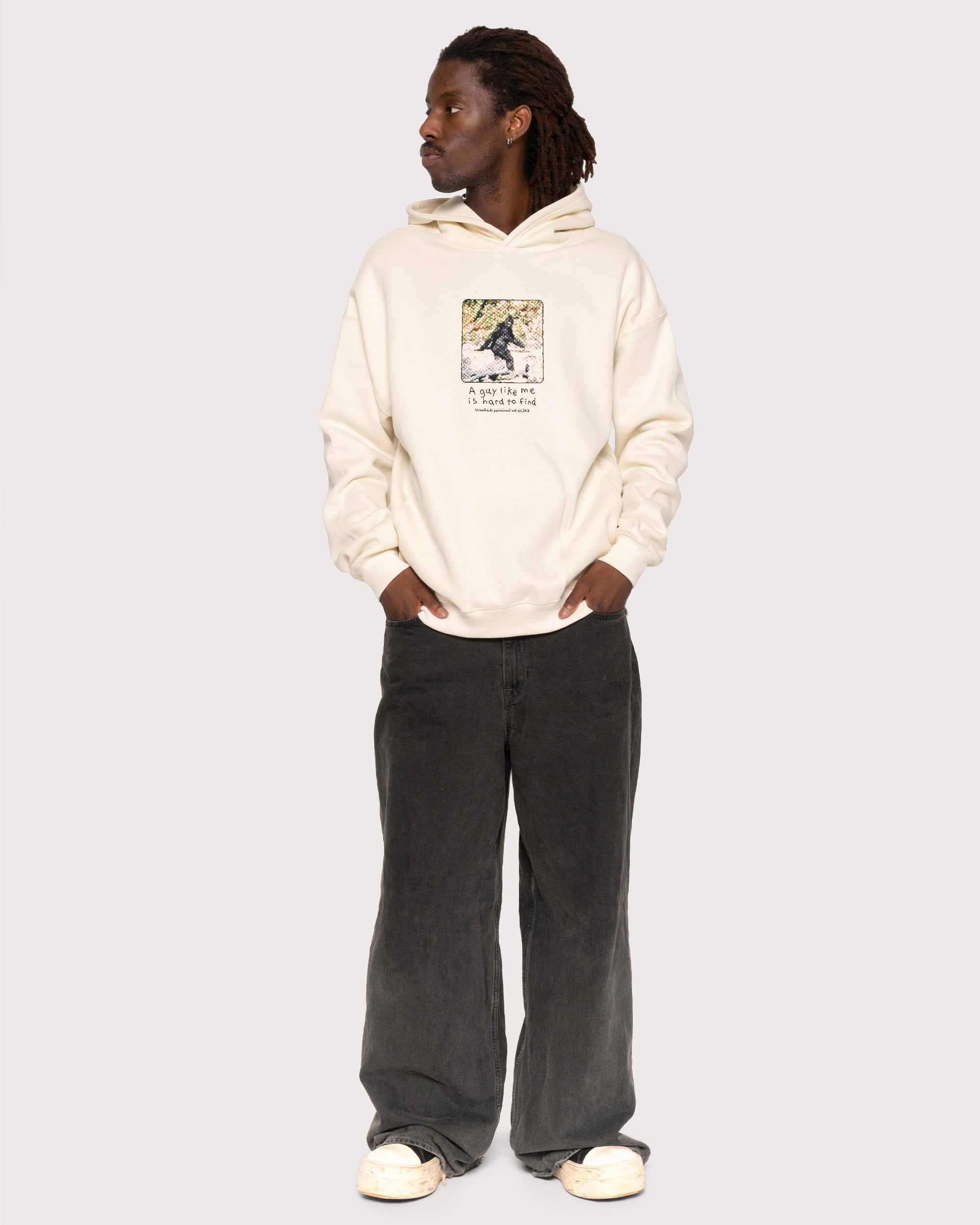 A Guy Like Me is Hard to Find Natural Hoodie