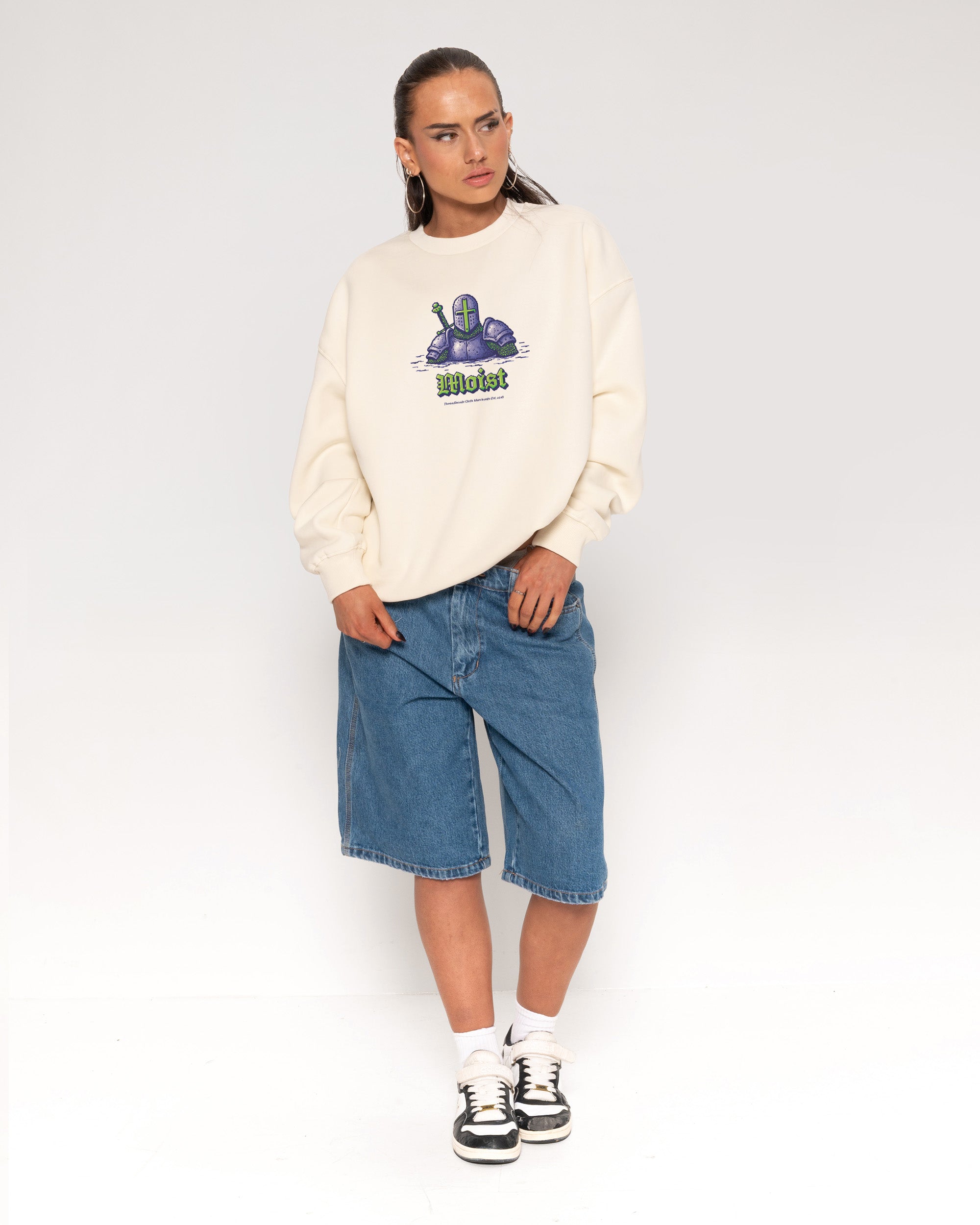 Moist Knight Natural Sweatshirt