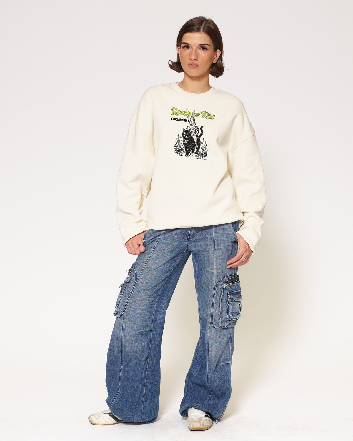 Ready for war Natural Sweatshirt