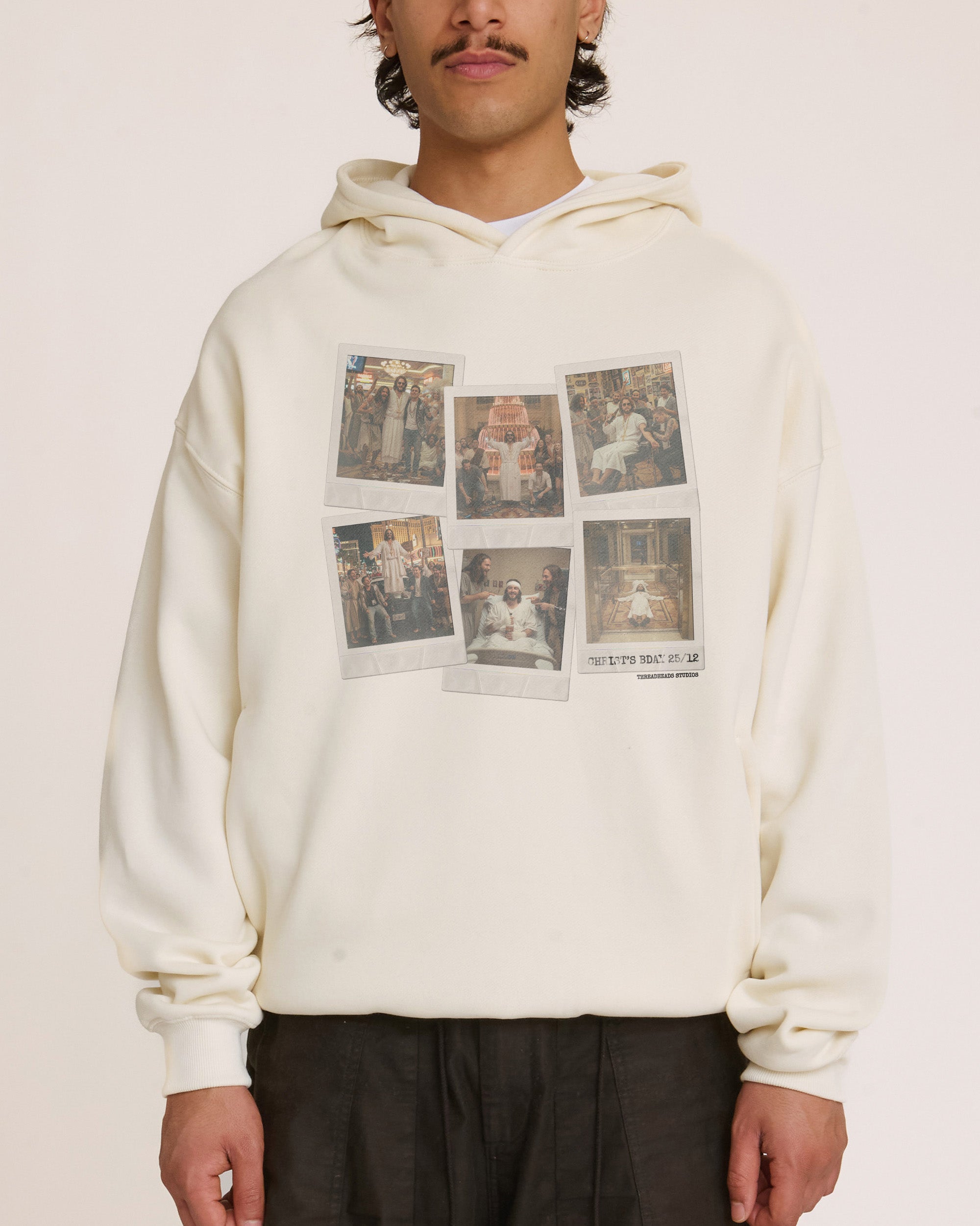 Christ's Bday Bender Natural Hoodie