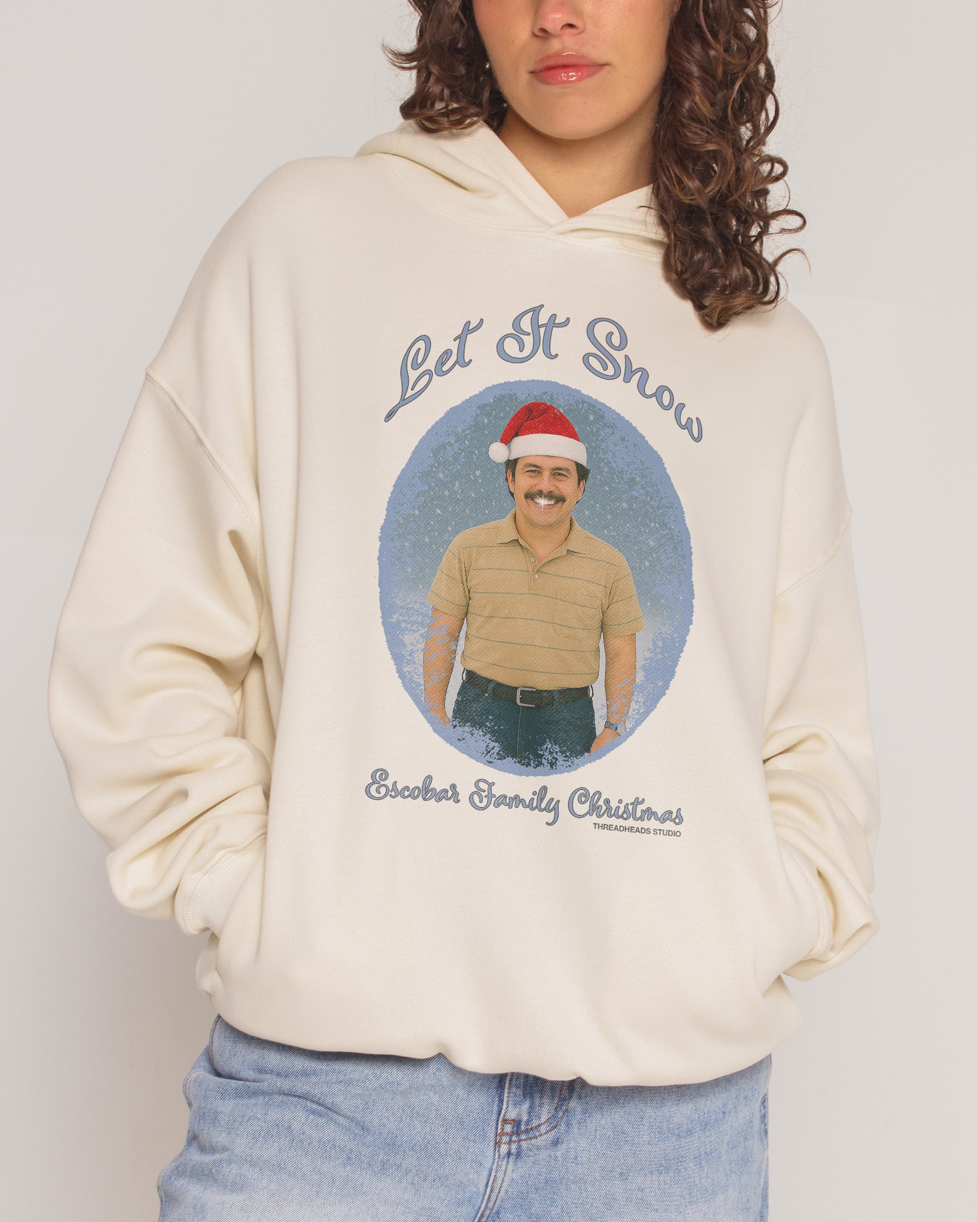 Let It Snow Pablo Natural Hoodie