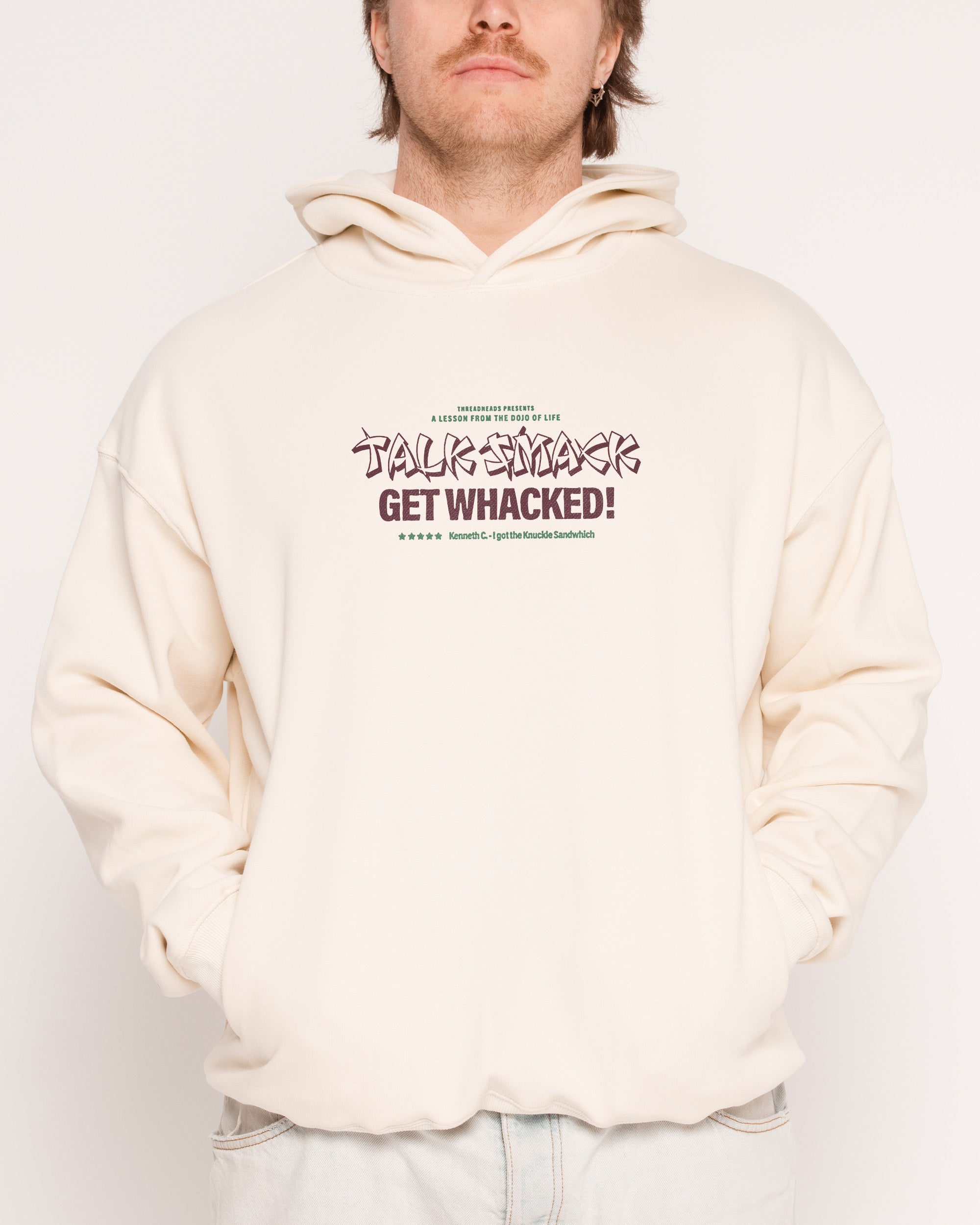 Talk Smack Natural Hoodie