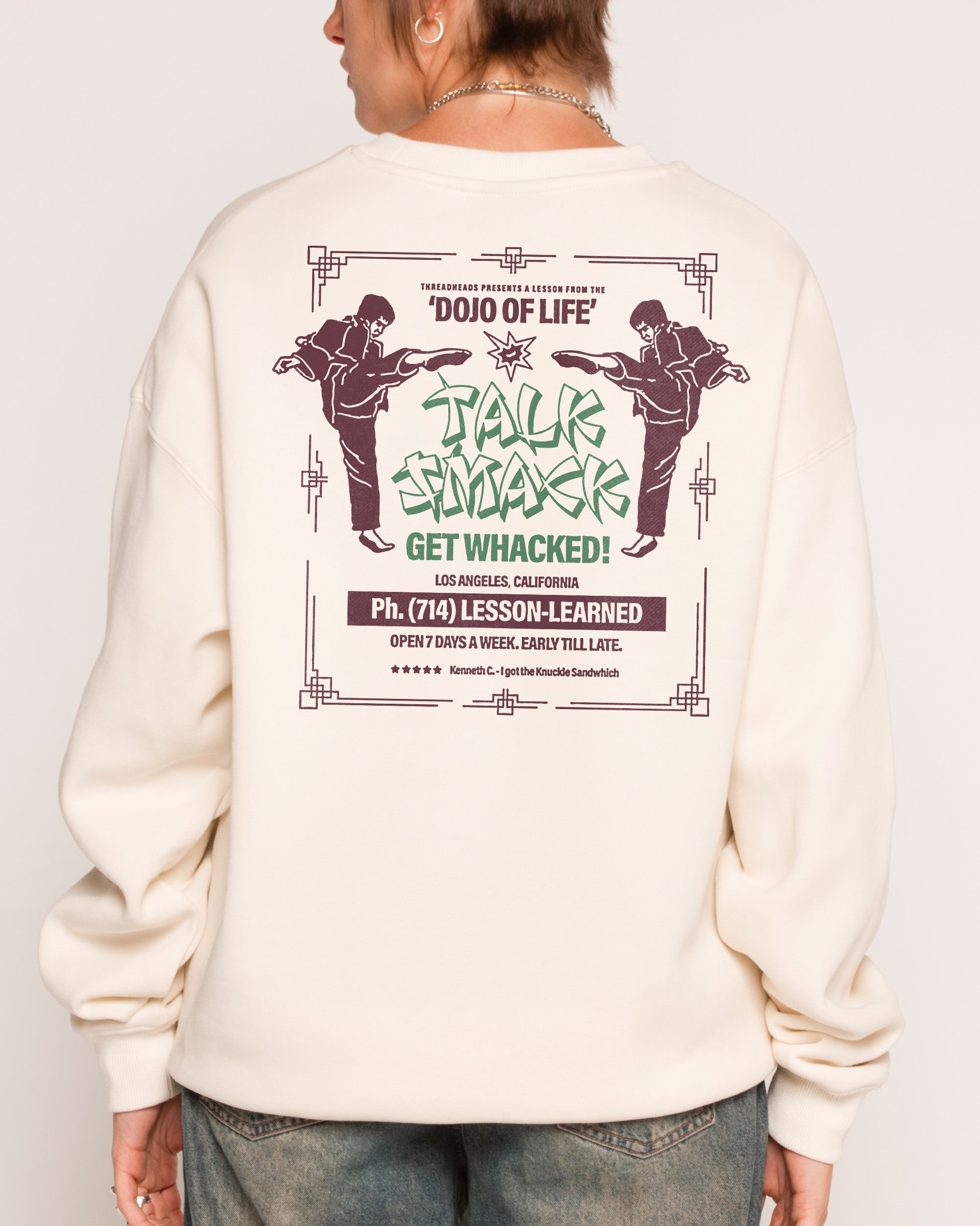 Talk Smack Natural Sweatshirt