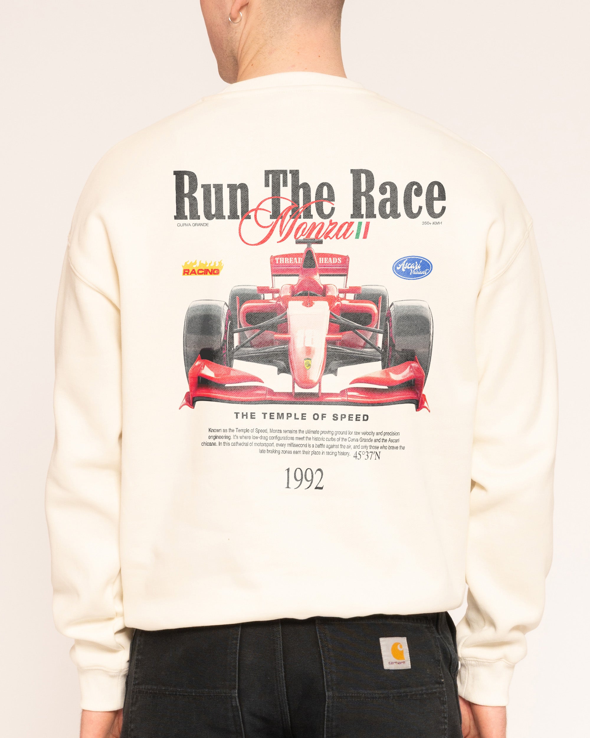 Run the Race Natural Sweatshirt
