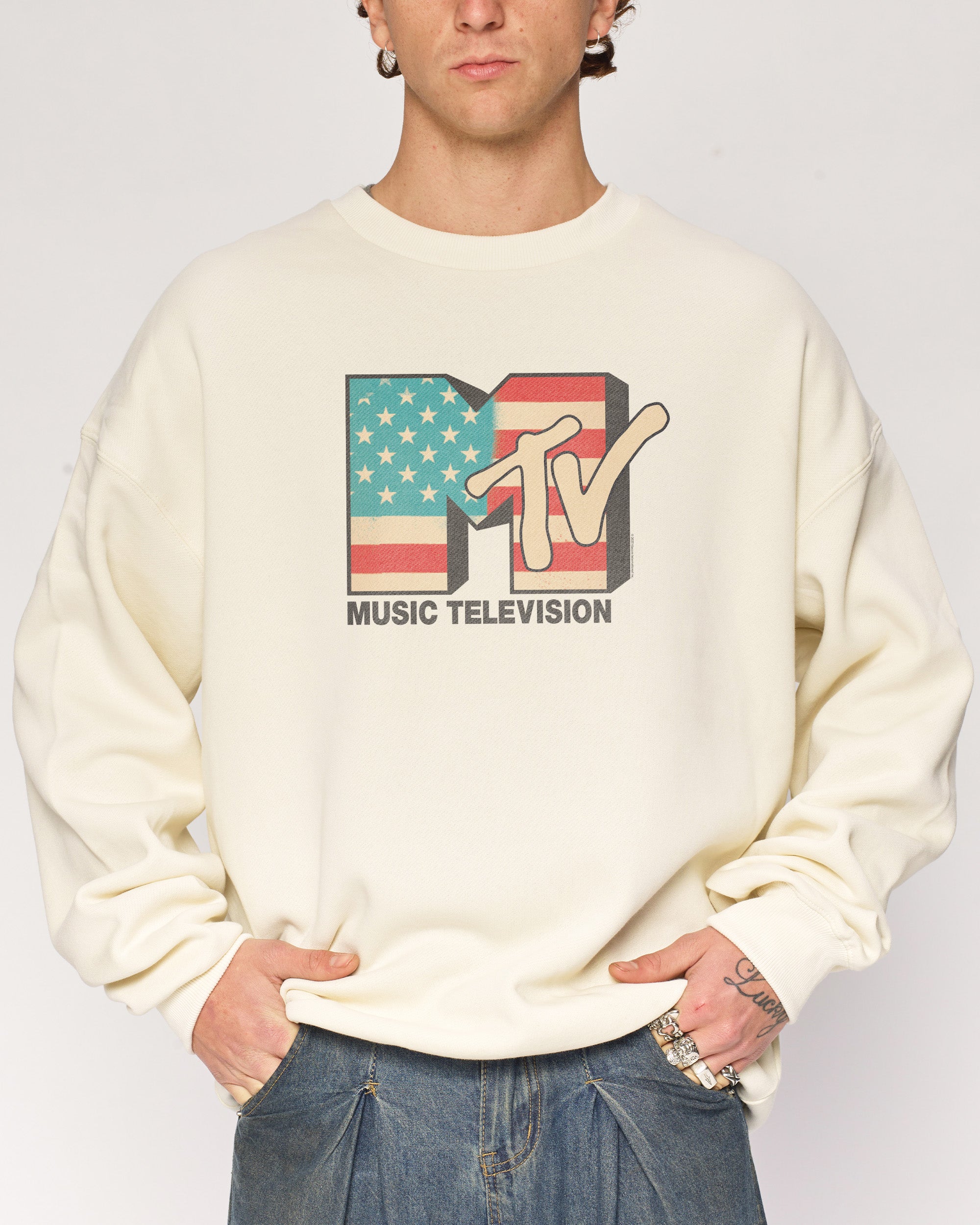 USA MTV Logo Sweatshirt | Official MTV collab