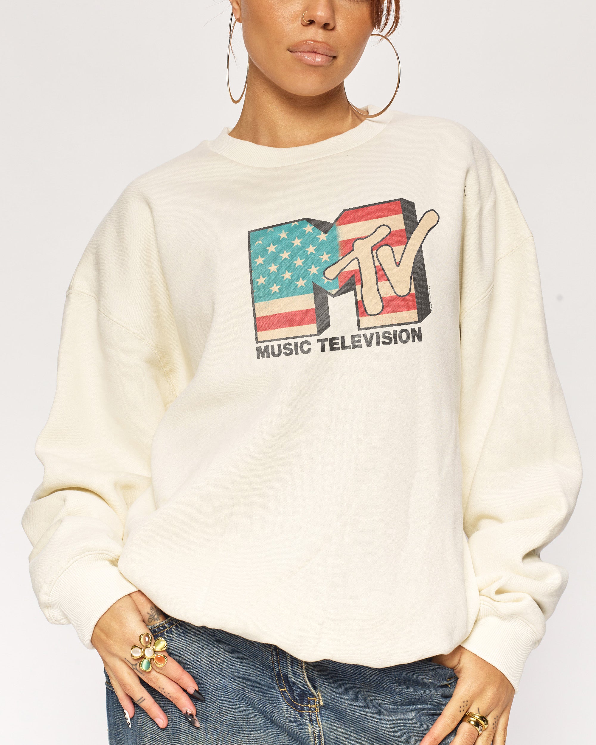 USA MTV Logo Sweatshirt | Official MTV collab