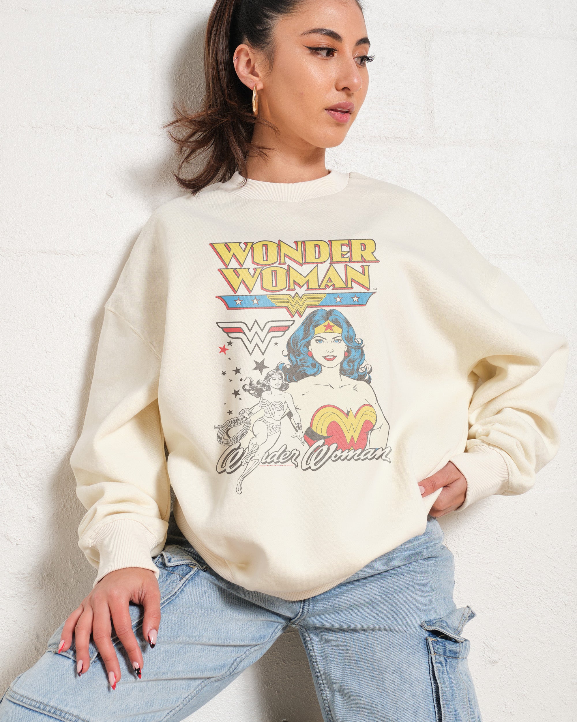 Wonder Woman WW Vintage Emblem Hoodie main image 0