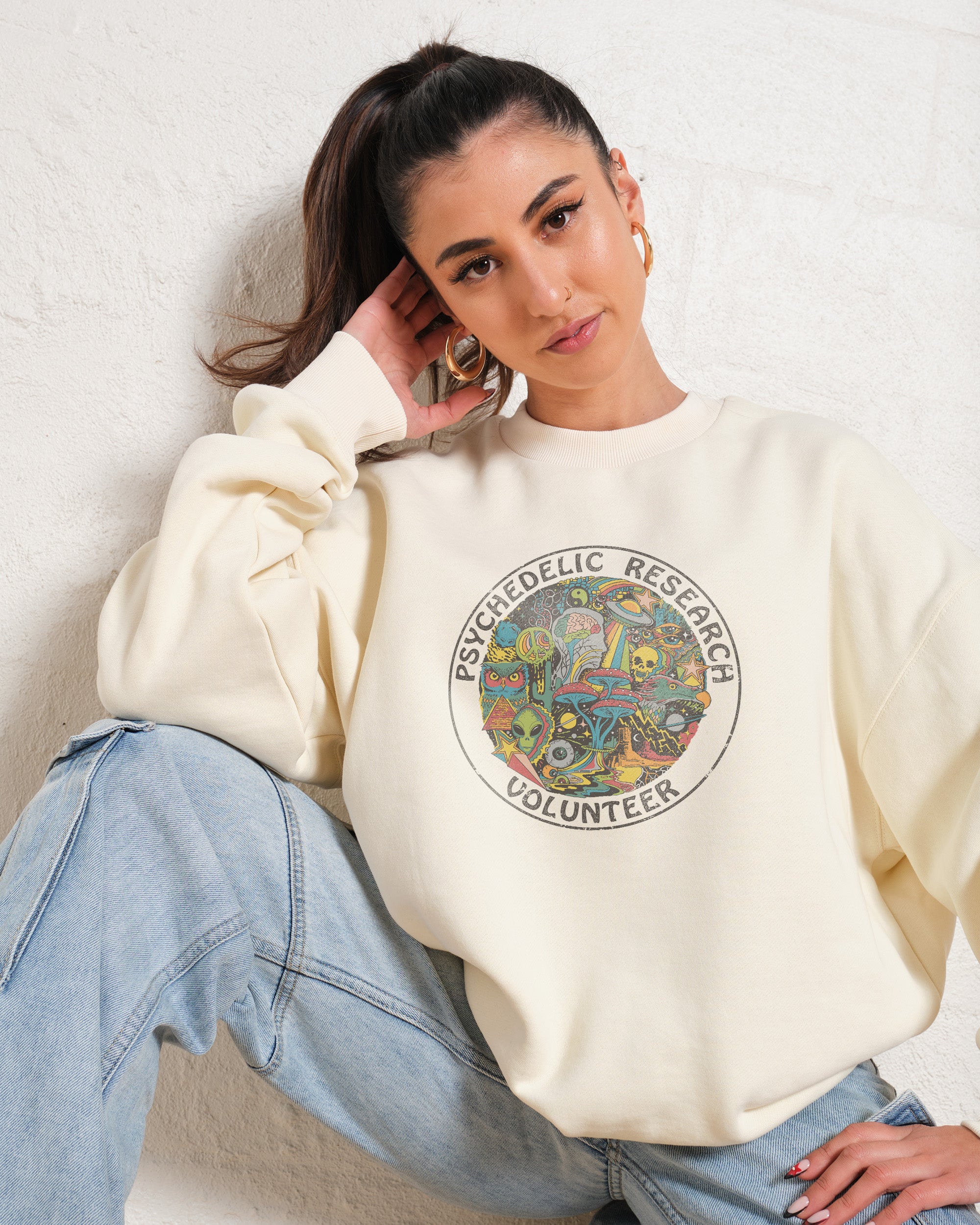 Psychedelic Research Volunteer Sweatshirt Designed by Steven