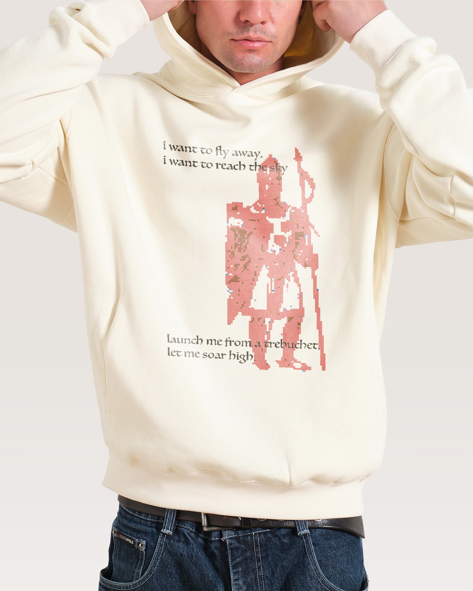 Trebuchet Natural Hoodie