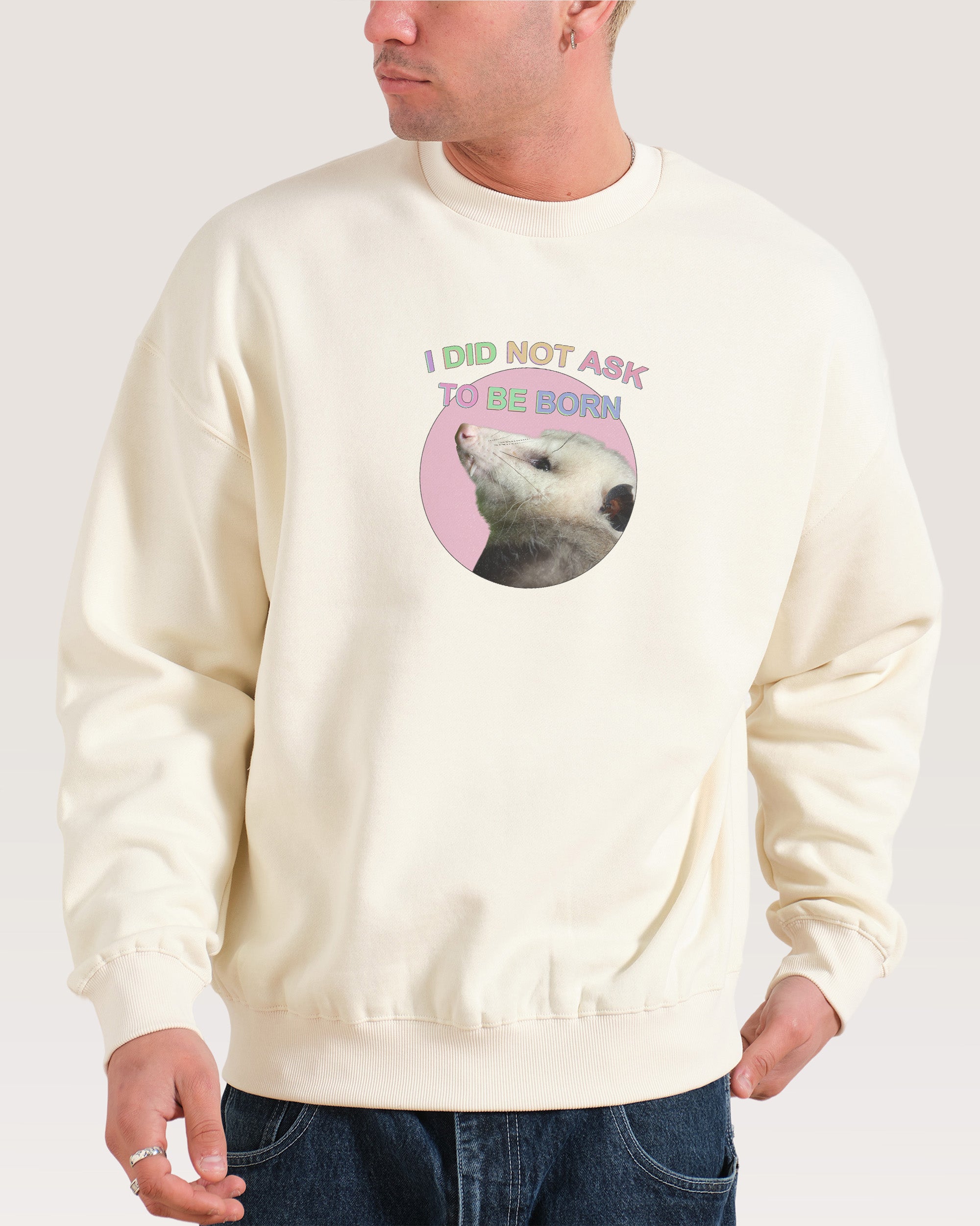I Did Not Ask Natural Sweatshirt