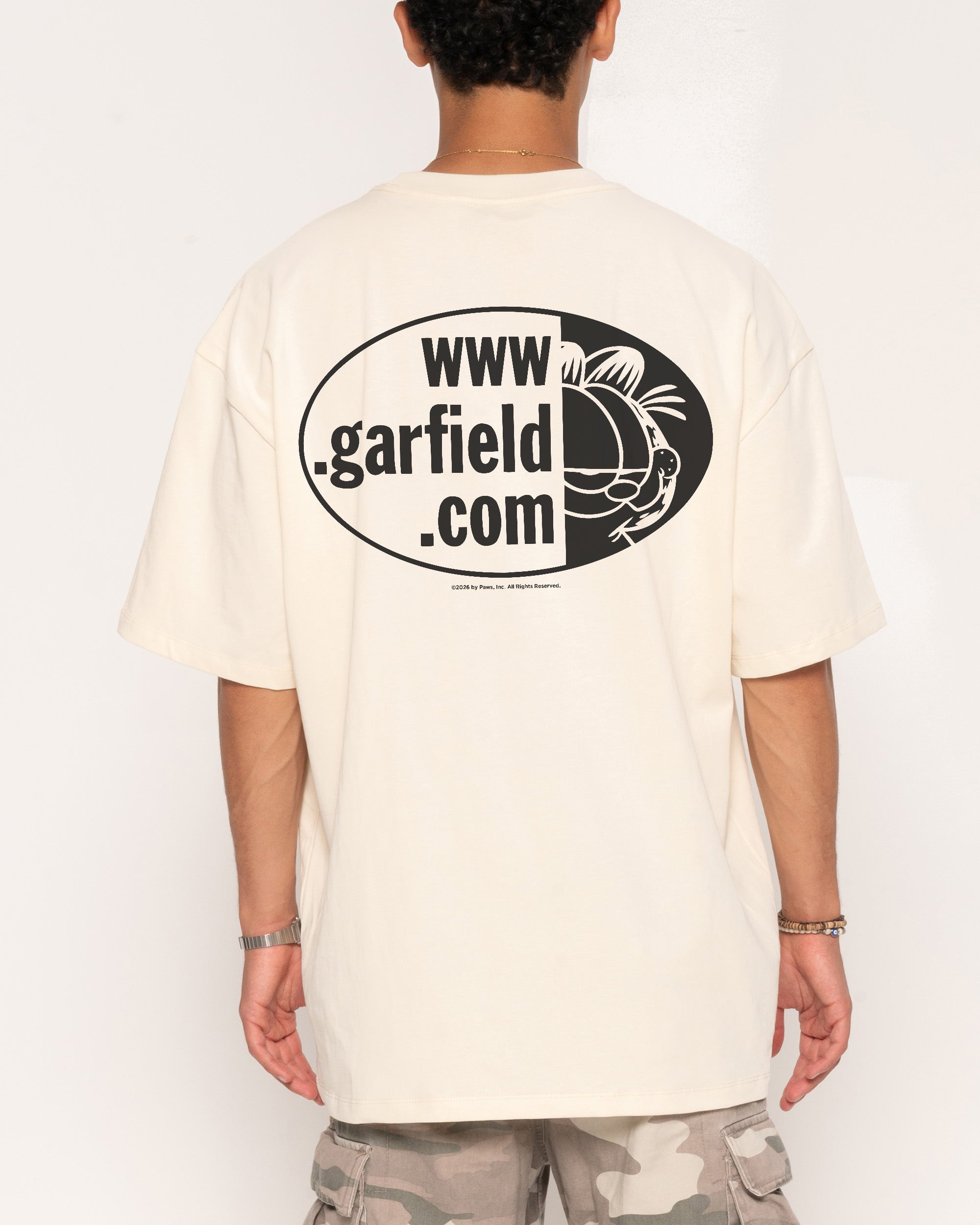 Catvertisment Natural Oversized Tee