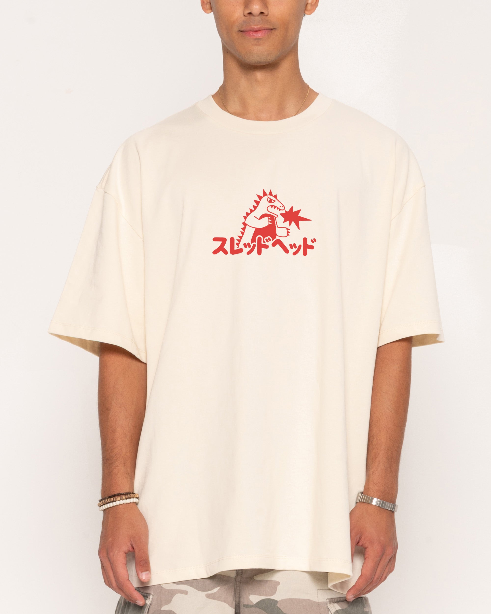 Kaiju Natural Oversized Tee