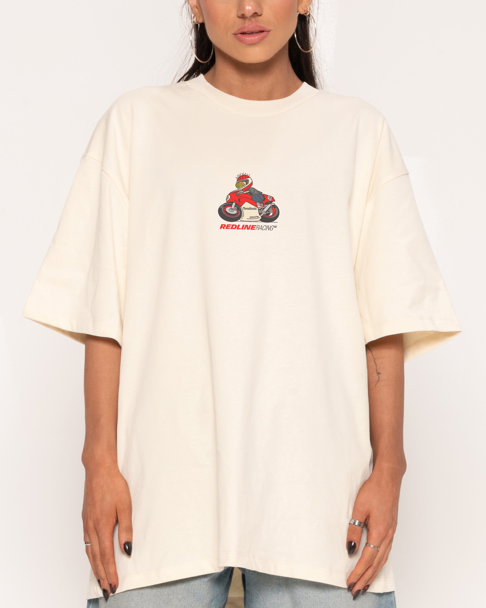 Redline Racing Natural Oversized Tee