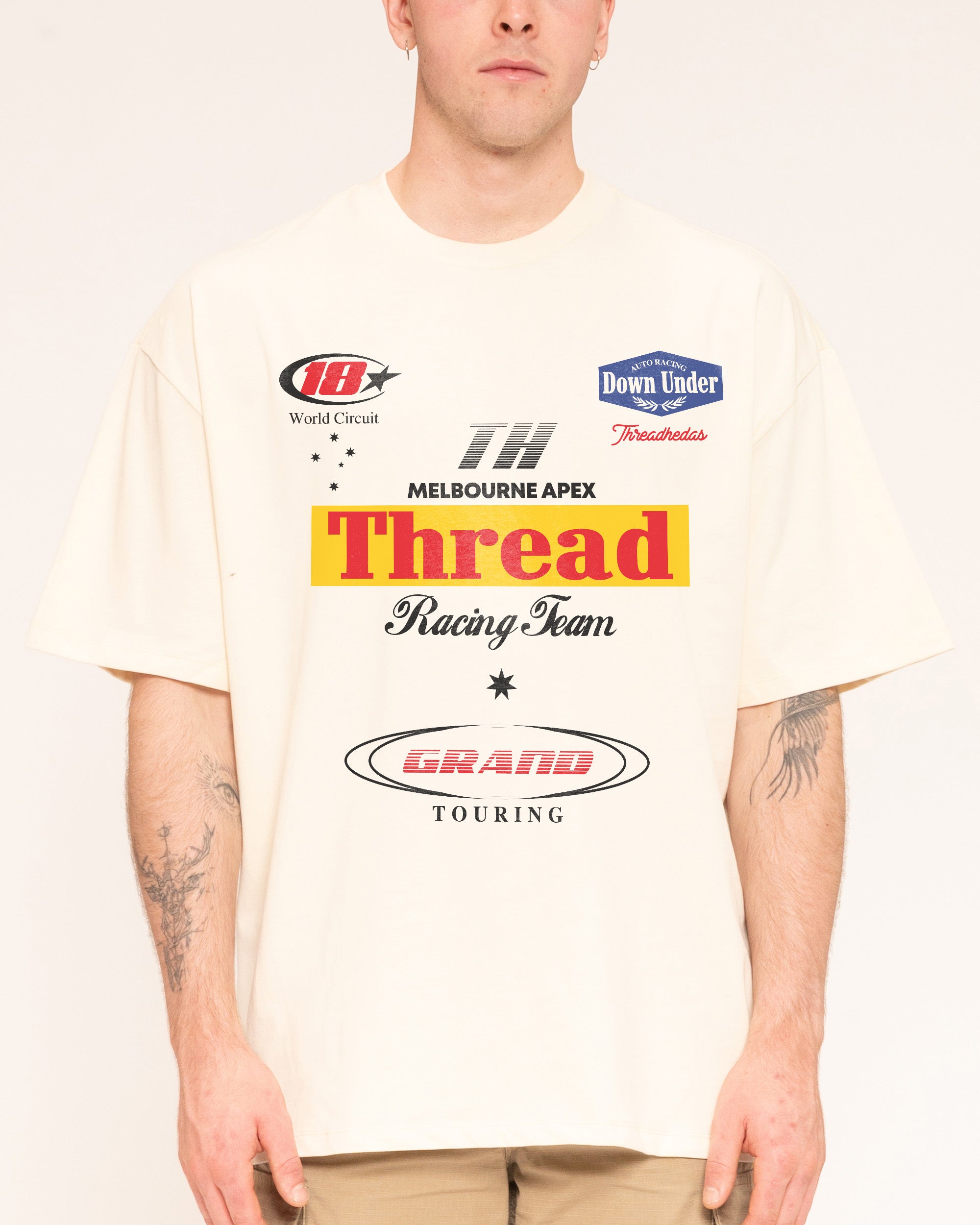 Down Under Apex Natural Oversized Tee