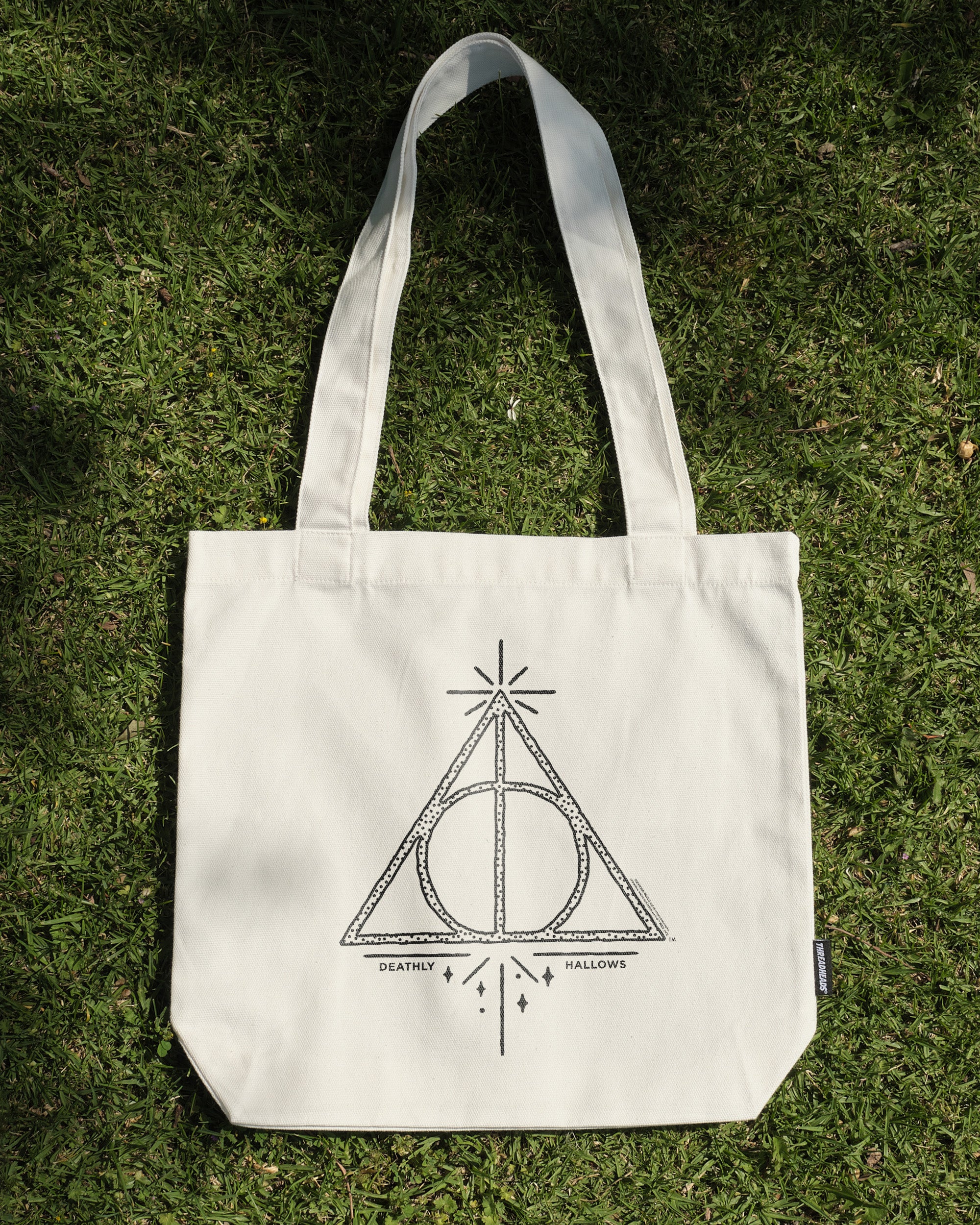 Letter & Harrypotter Deathly Hallows Geo Graphic Tote Bag