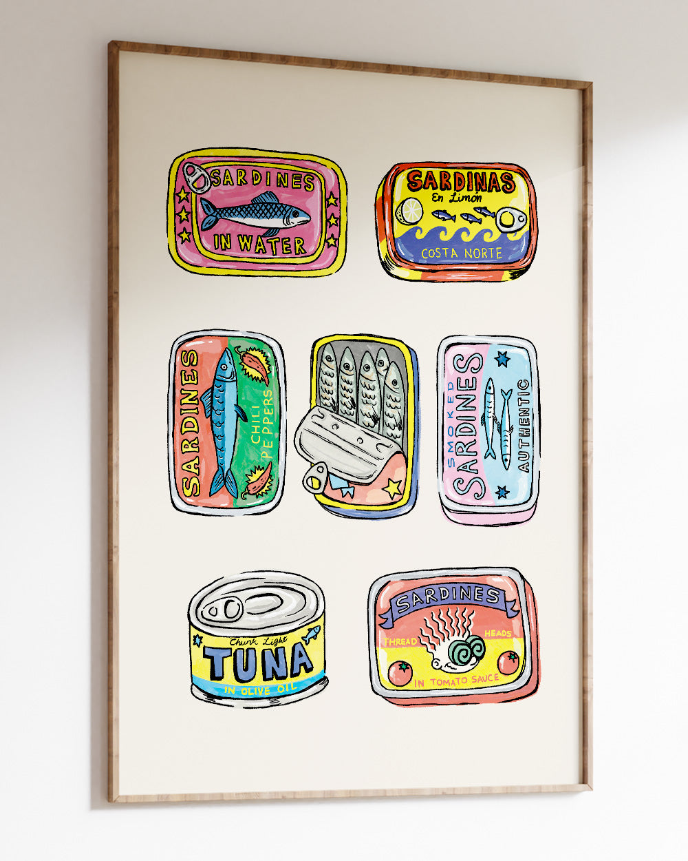 Canned Goods Art Print