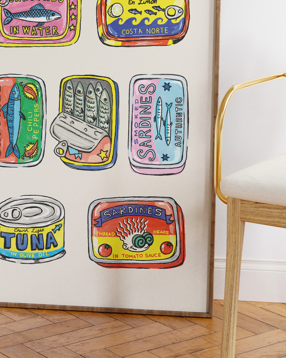 Canned Goods Art Print