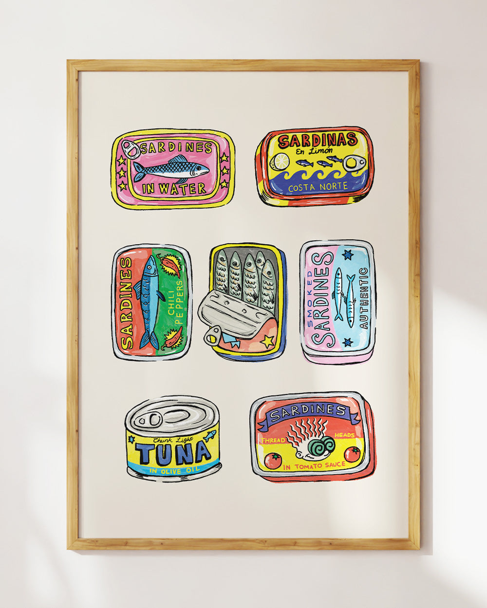 Canned Goods Art Print