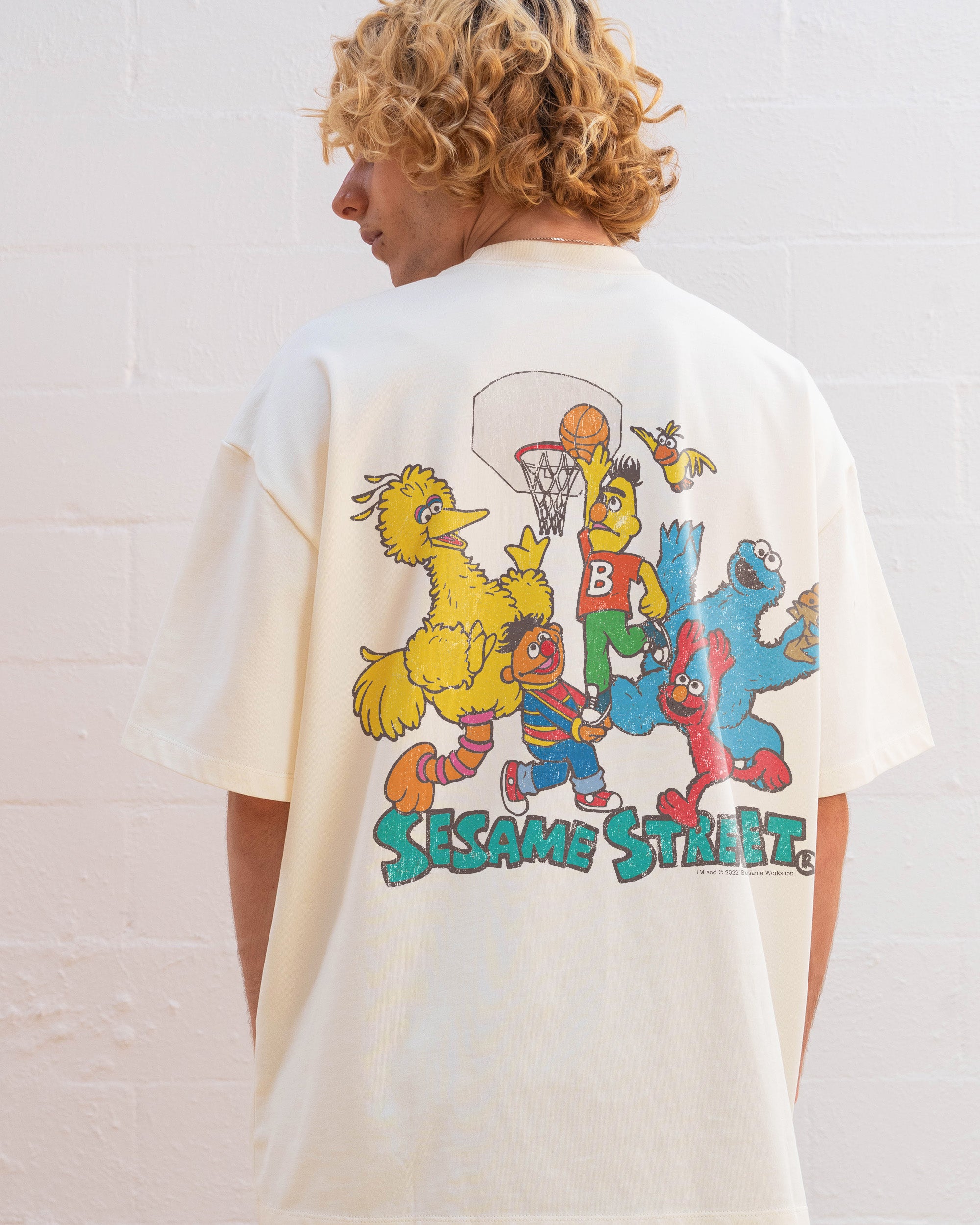 Sesame Street Hoops Oversized Tee