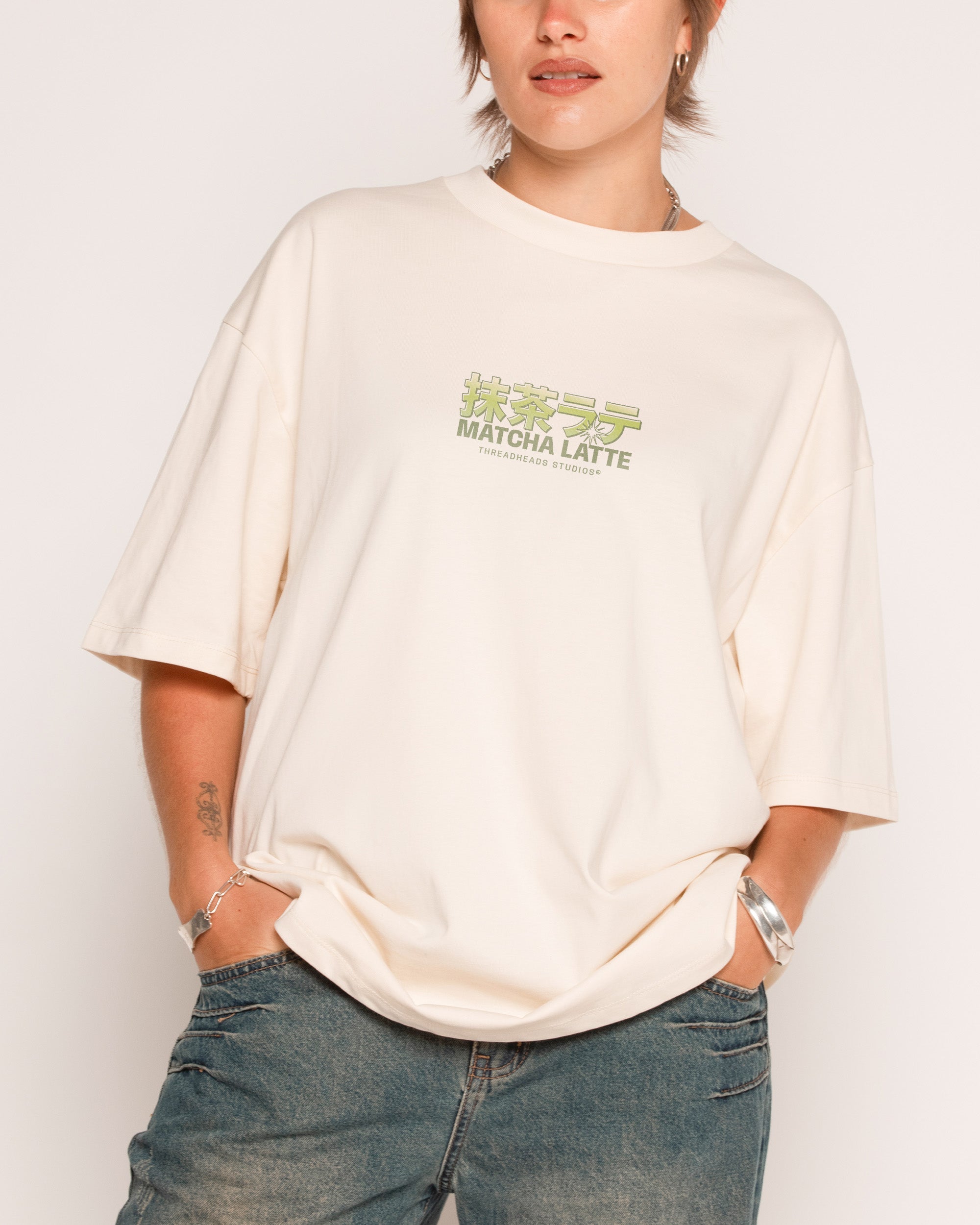 Matcha Latte Oversized Tee