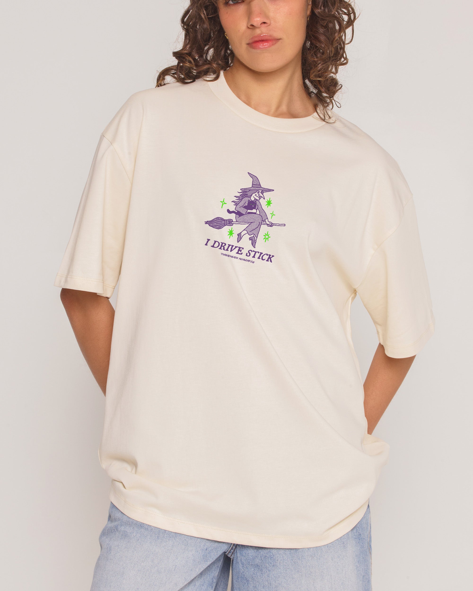 I Drive Stick Oversized Tee Australia Threadheads Online
