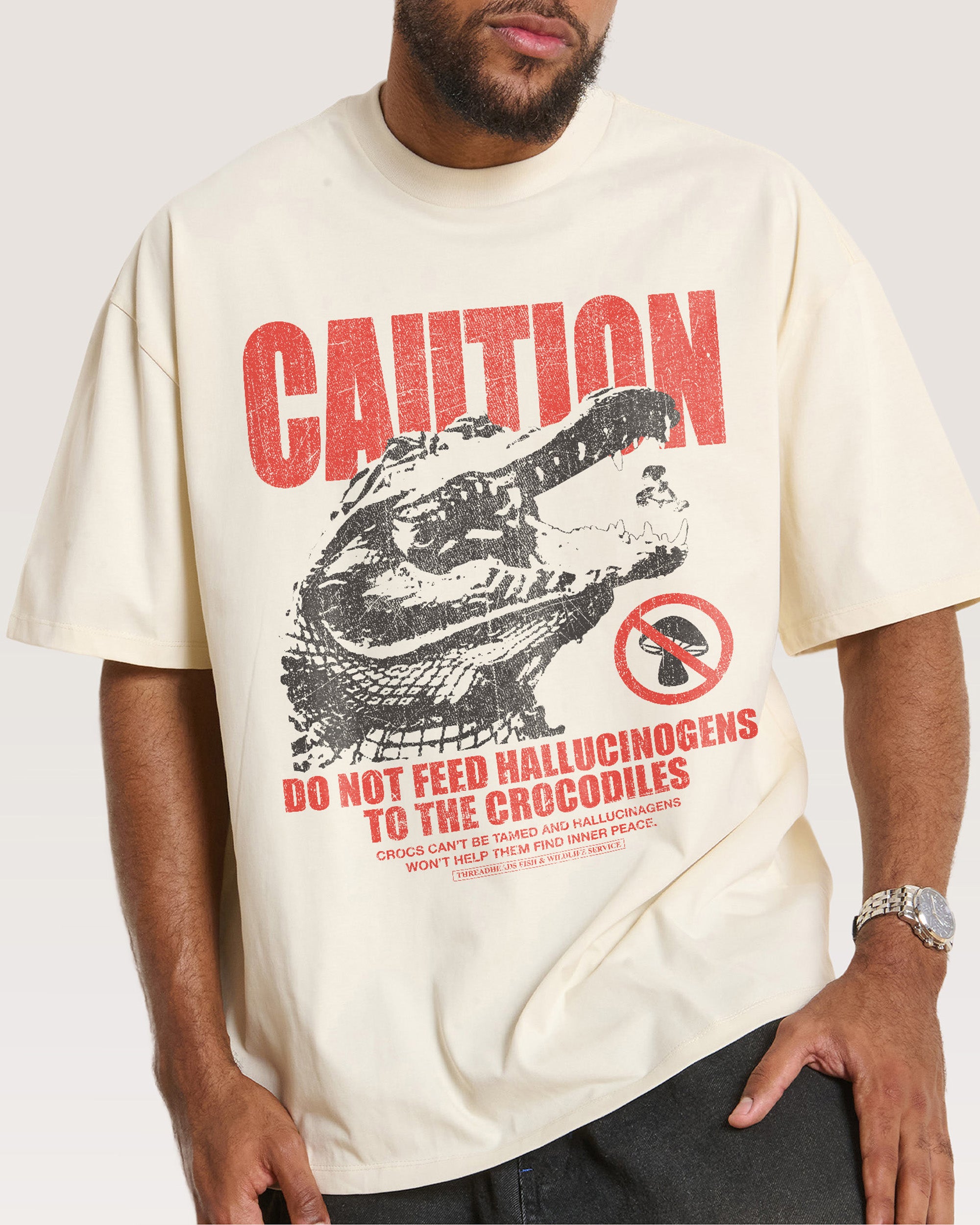 No Trips for Crocs Oversized Tee