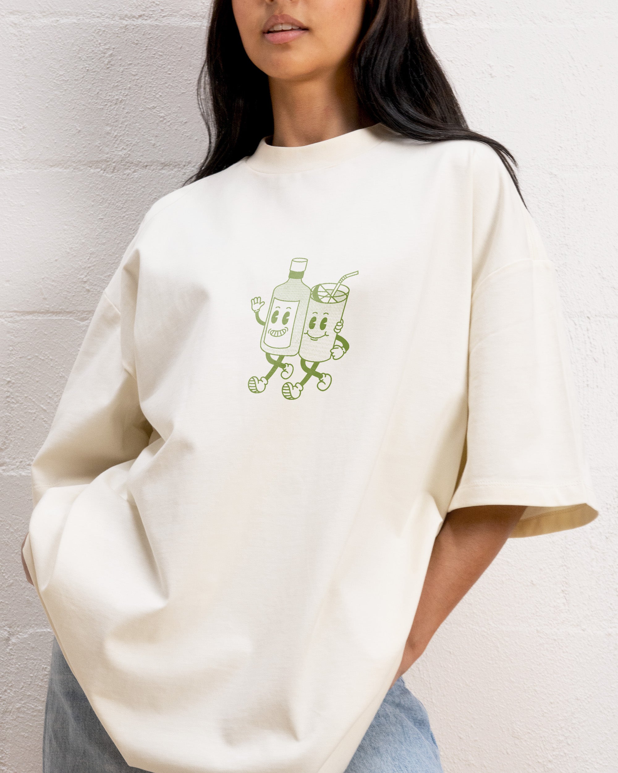 Gin and Tonic Oversized Tee Australia Online Threadheads