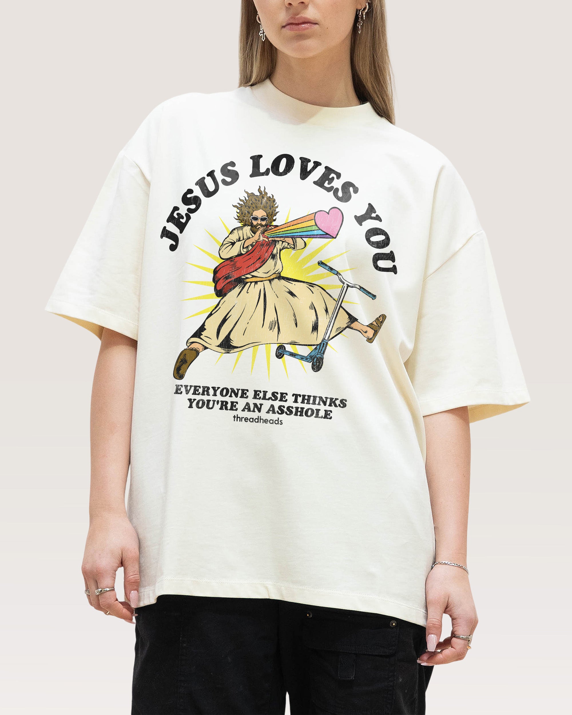 Jesus Loves You Oversized Tee