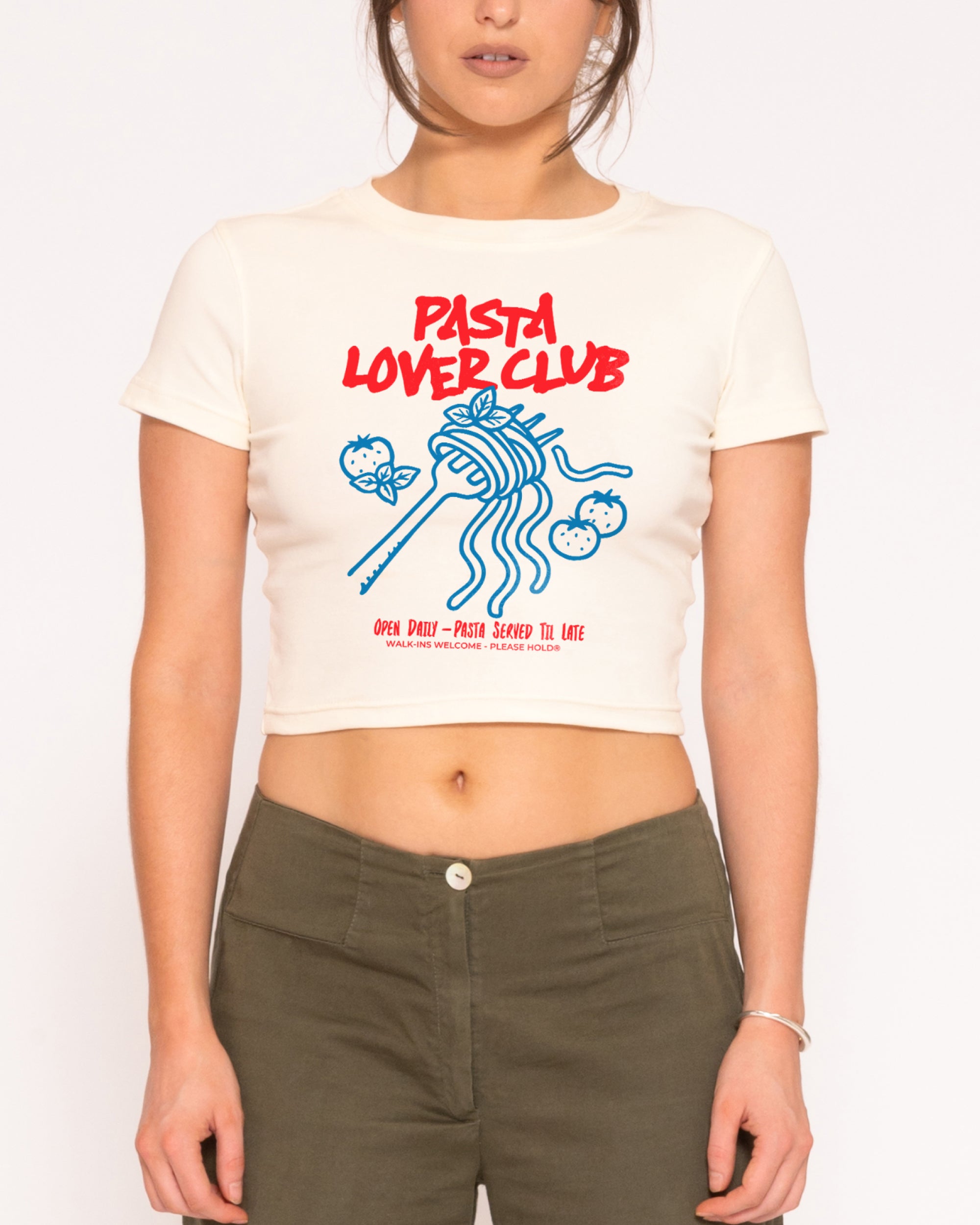 Pasta Lover Club Baby Tee Threadheads Australia Online
