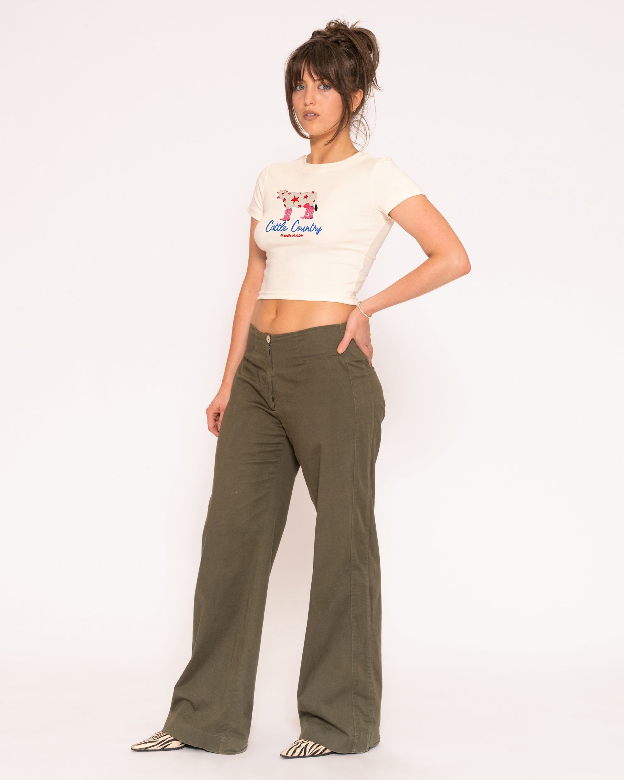 Cattle Country Natural Baby Tee