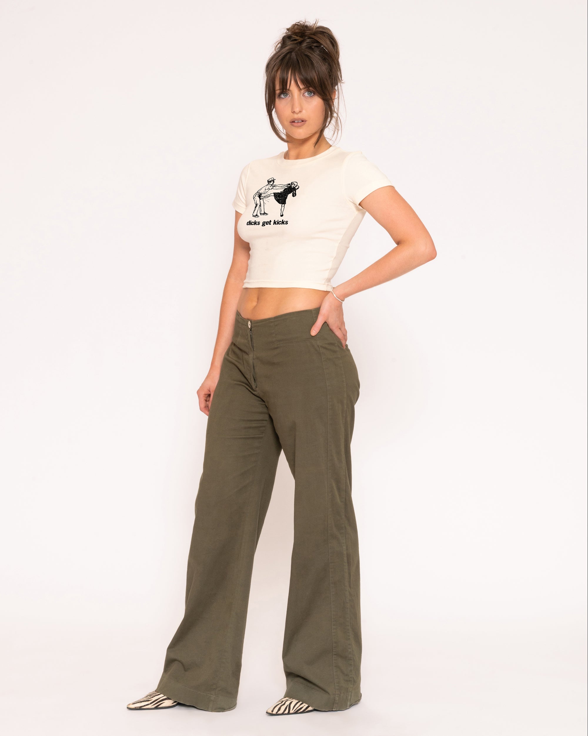 Dicks Get Kicks Natural Baby Tee