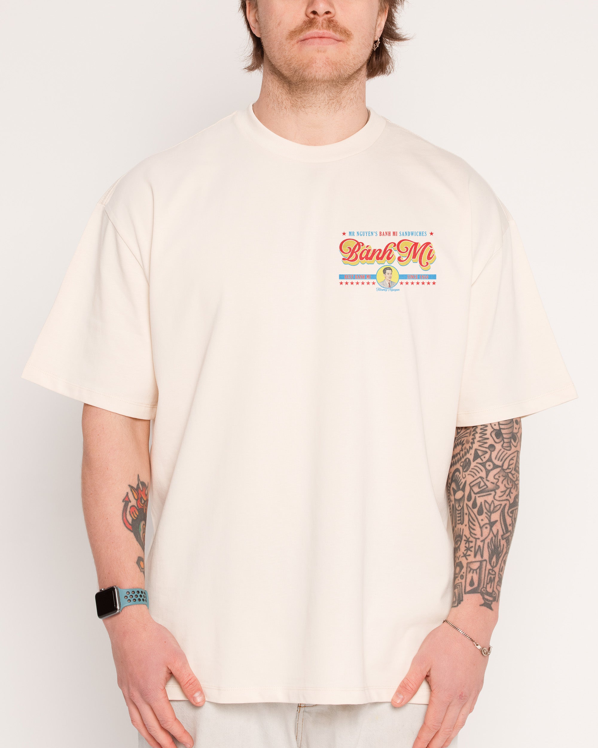 Mr Nguyen's Banh Mi's Natural Oversized Tee