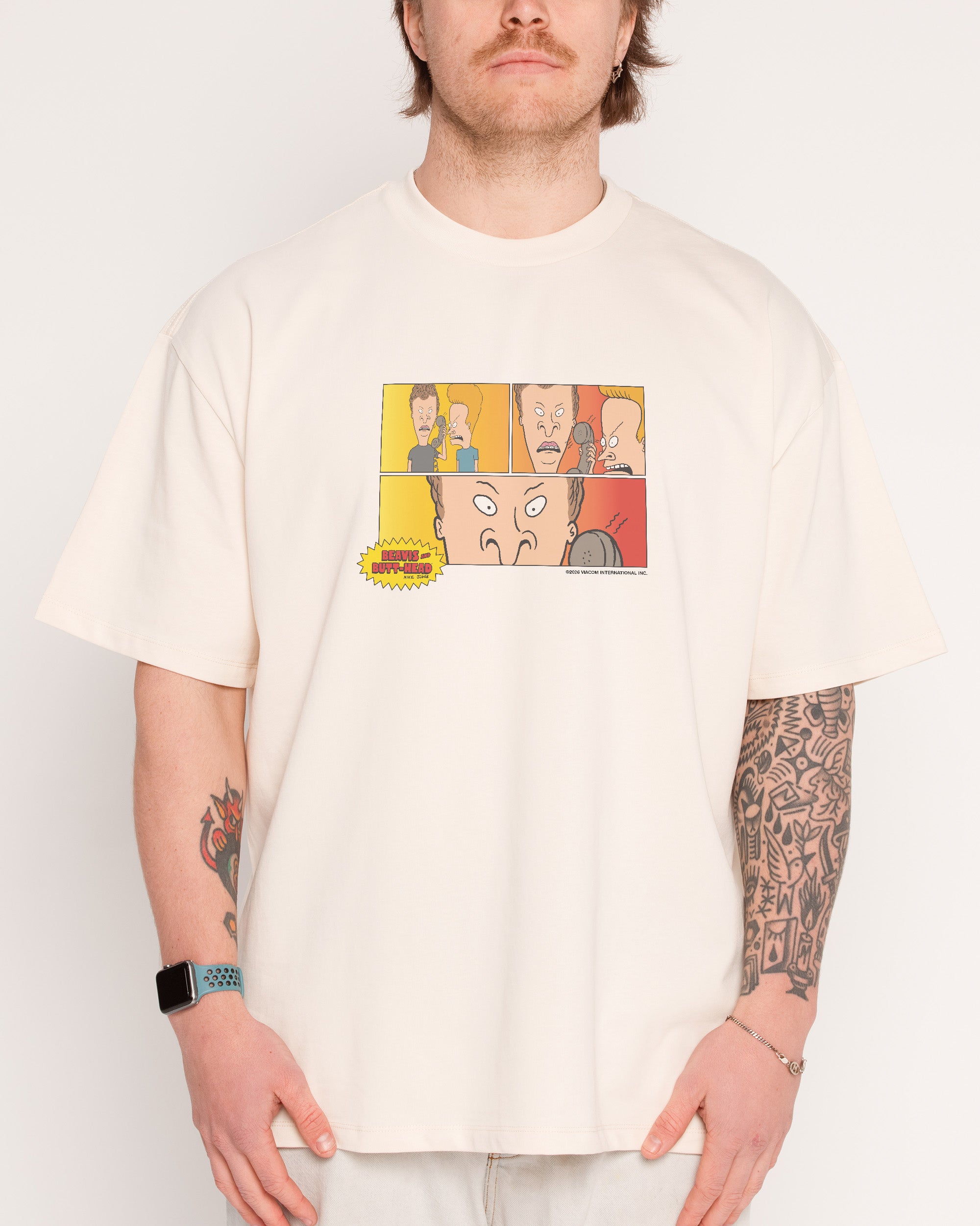 Couch Life Natural Oversized Tee