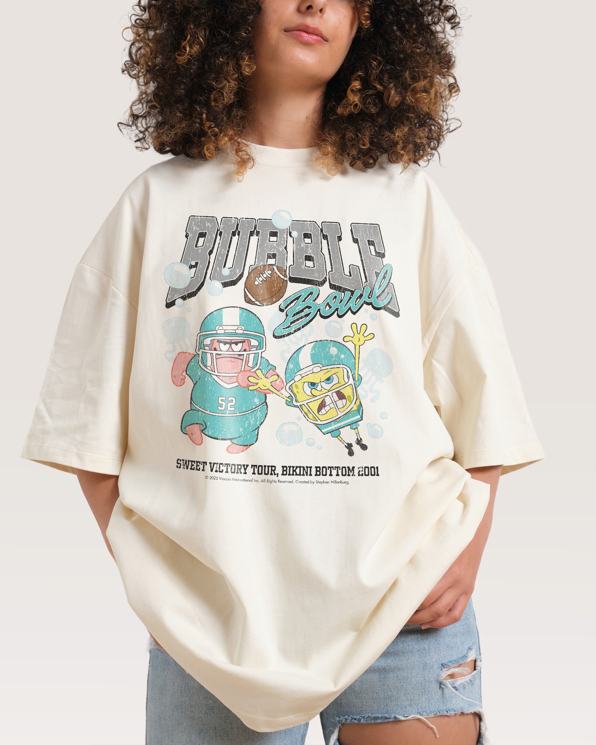 Bubble Bowl Natural Oversized Tee
