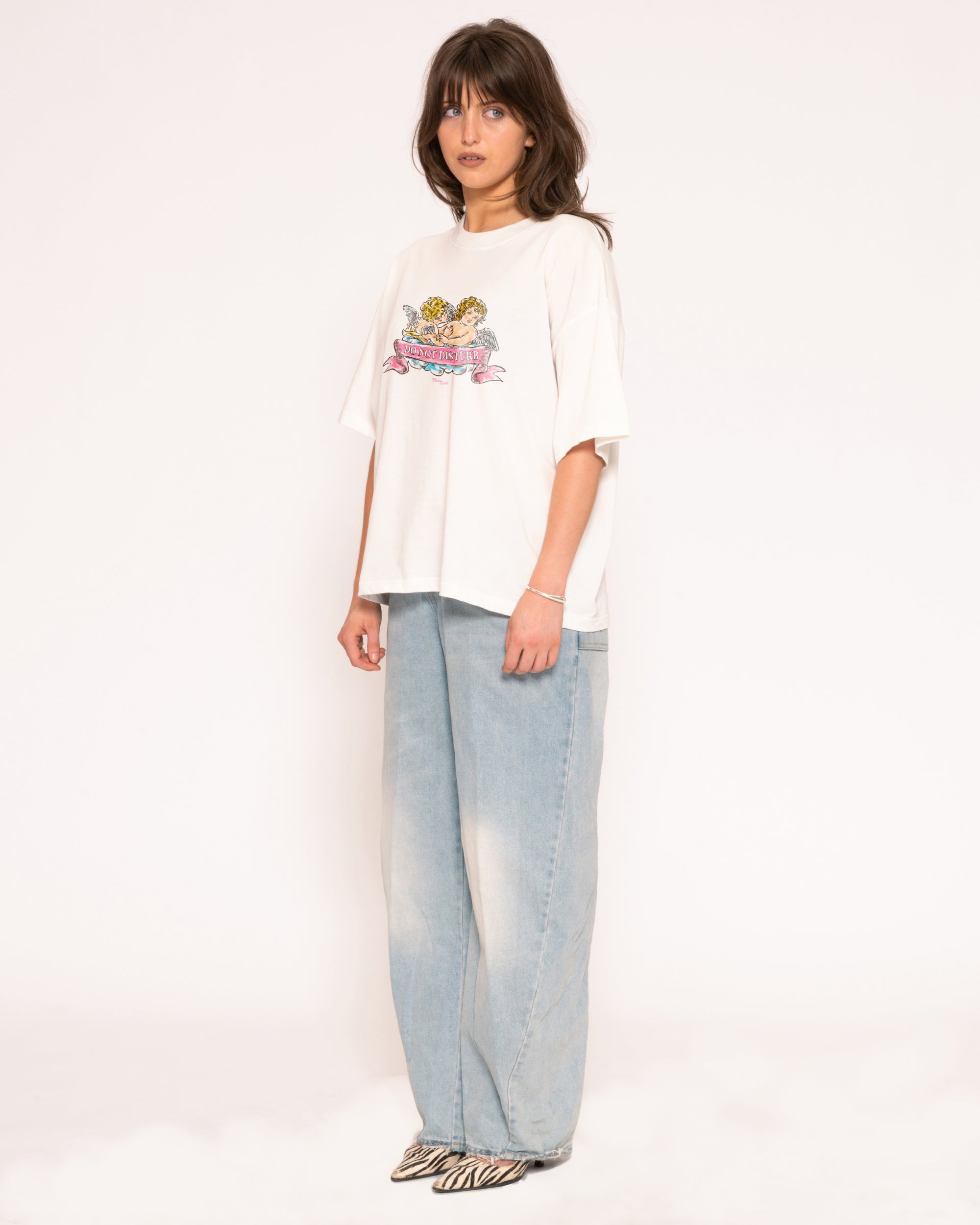 Do Not Disturb Boxy Crop Tee