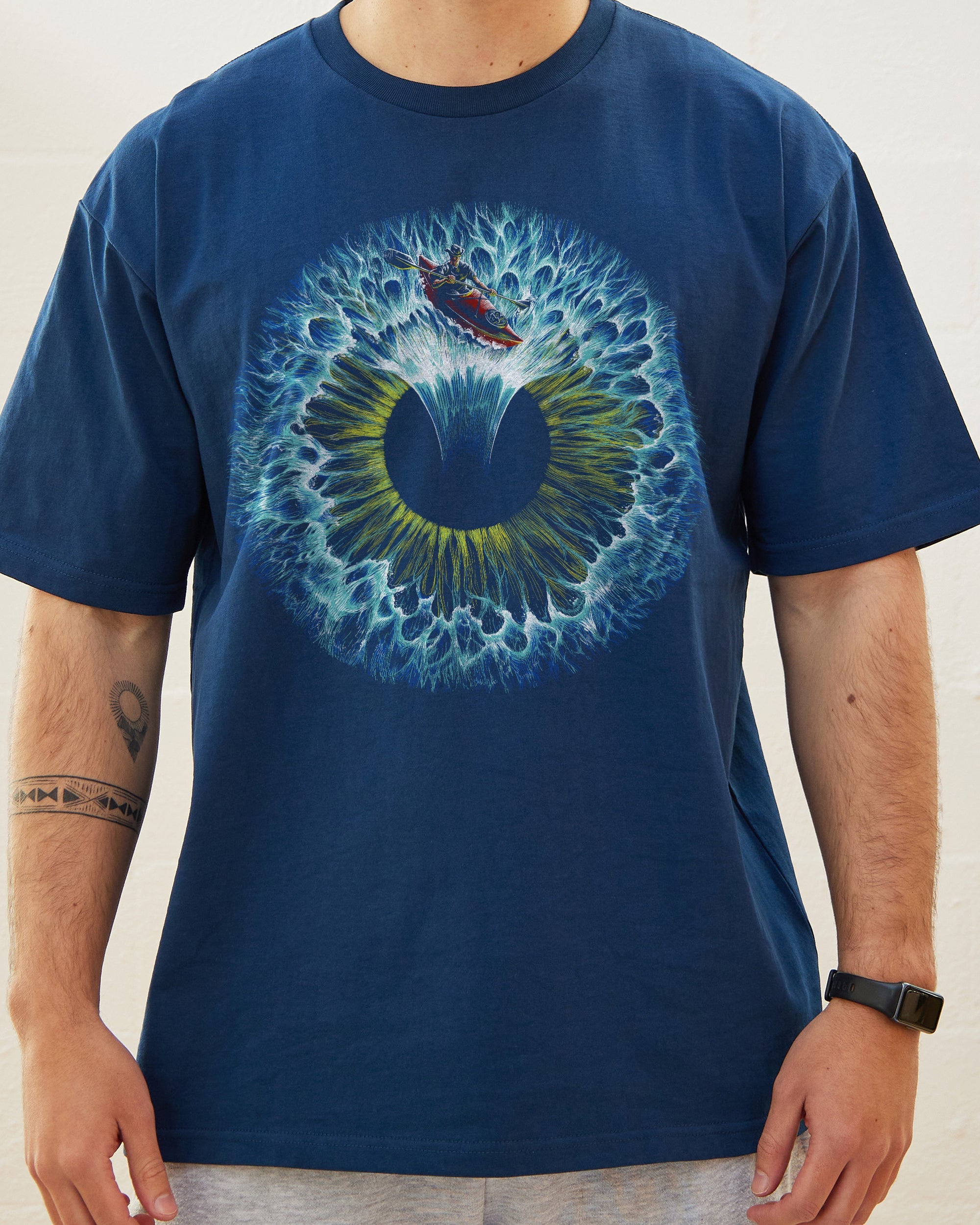 Lost in Your Eye - Aquatic T-Shirt Australia Online #colour_navy
